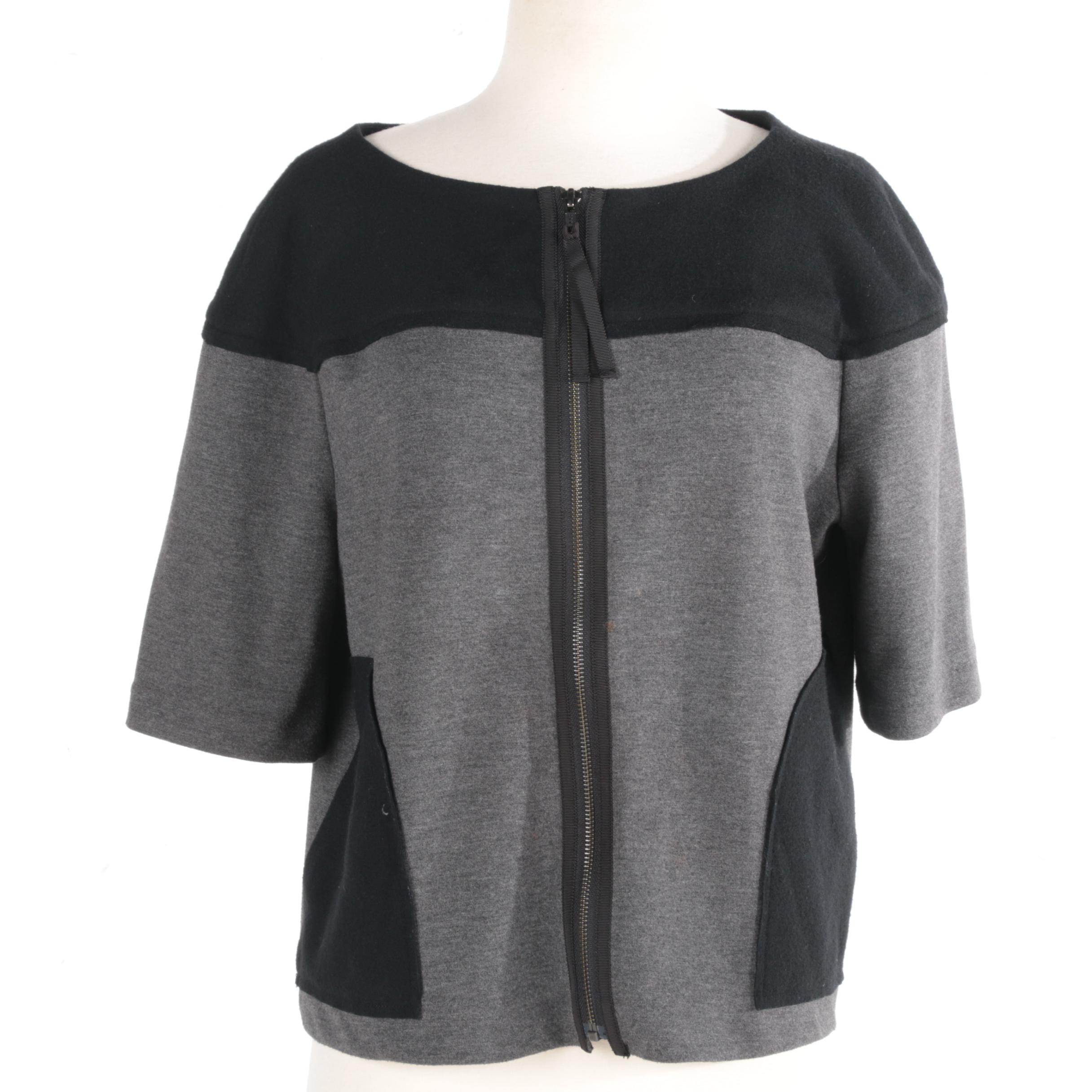 Tory Burch Zip-Up Sweater