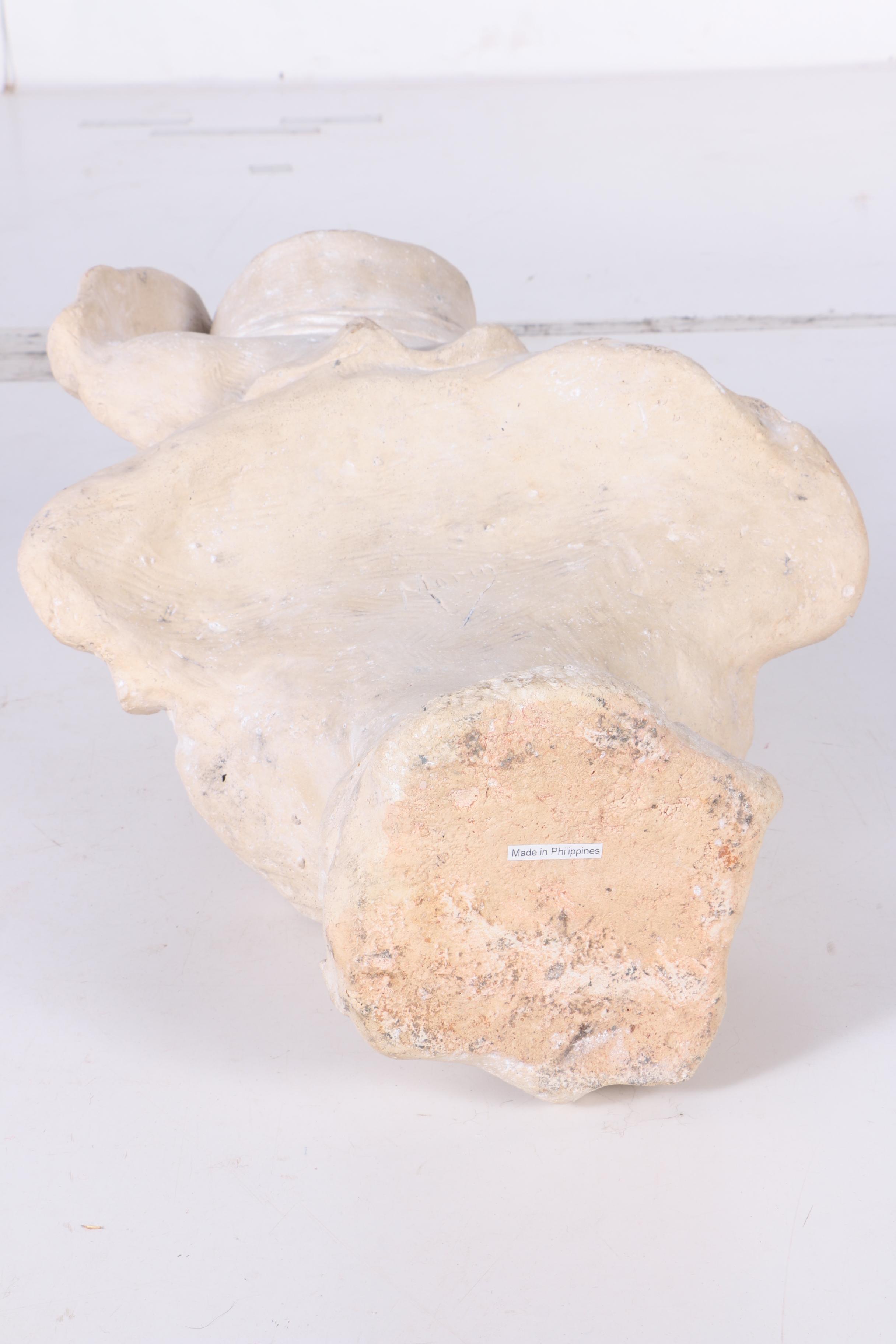 Reproduction Plaster Bust After Morin of a Gibson Girl with a Hat