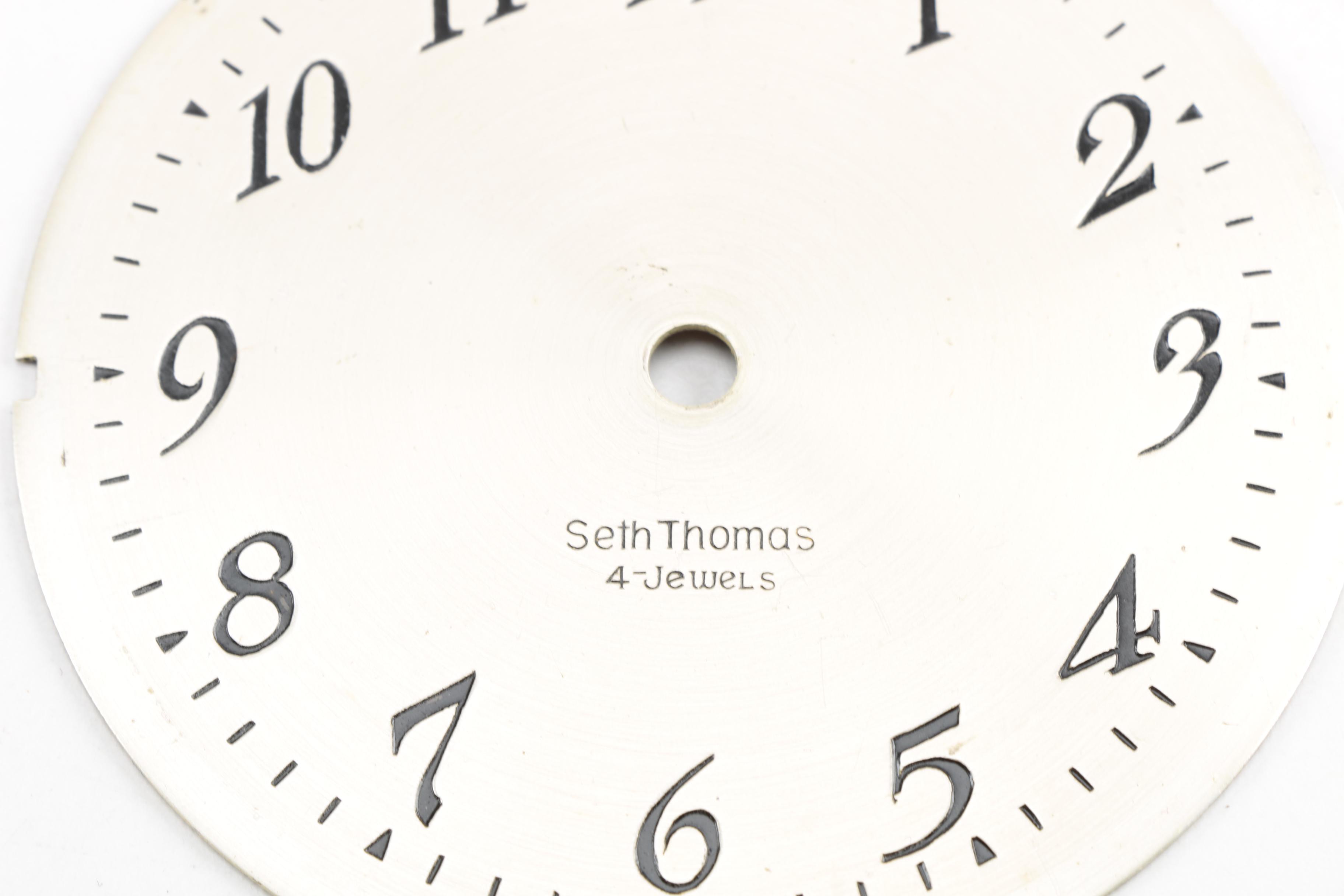 Vintage Clock Dials with Barometer Face