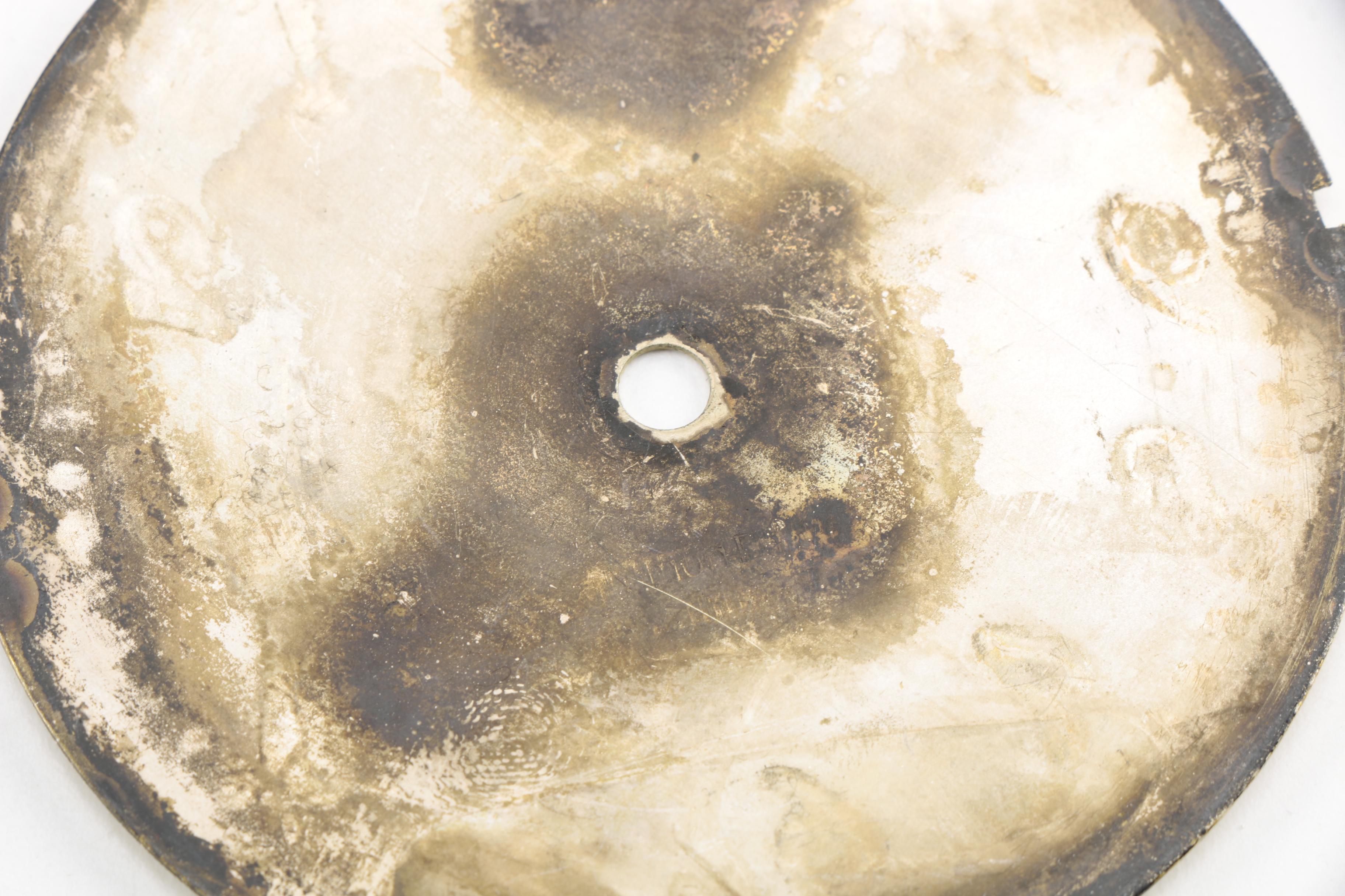 Vintage Clock Dials with Barometer Face