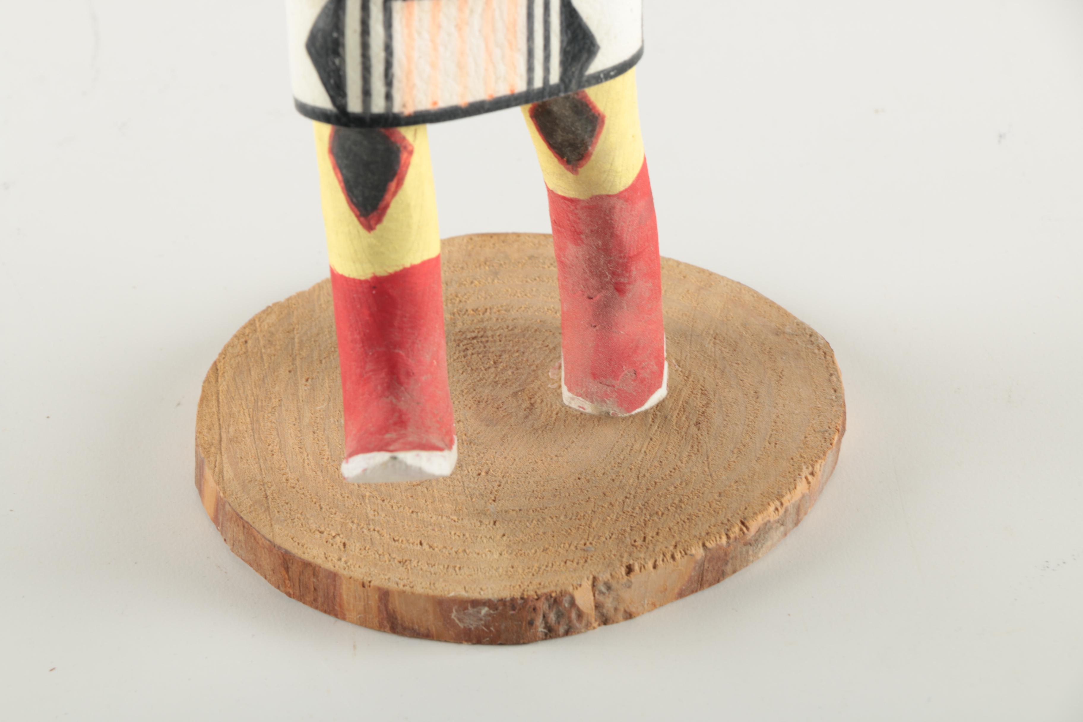 Carved Wood Chasing Star Kachina Doll