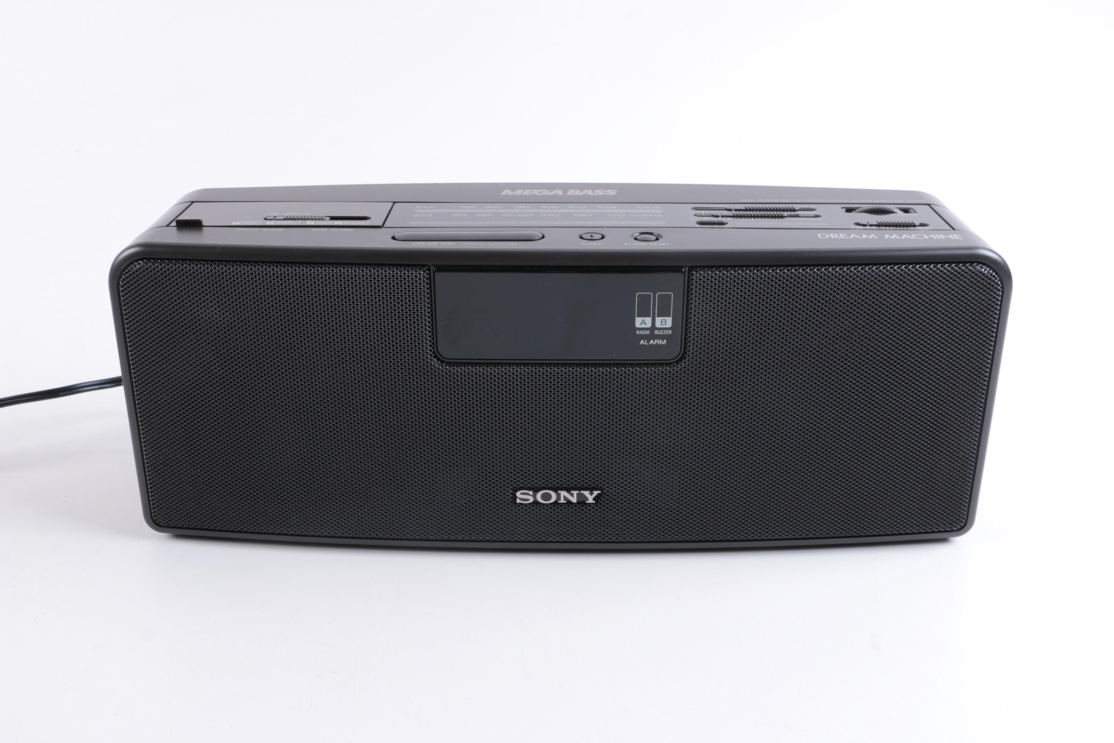 Sony "Dream Machine" Dual Alarm Clock Radio
