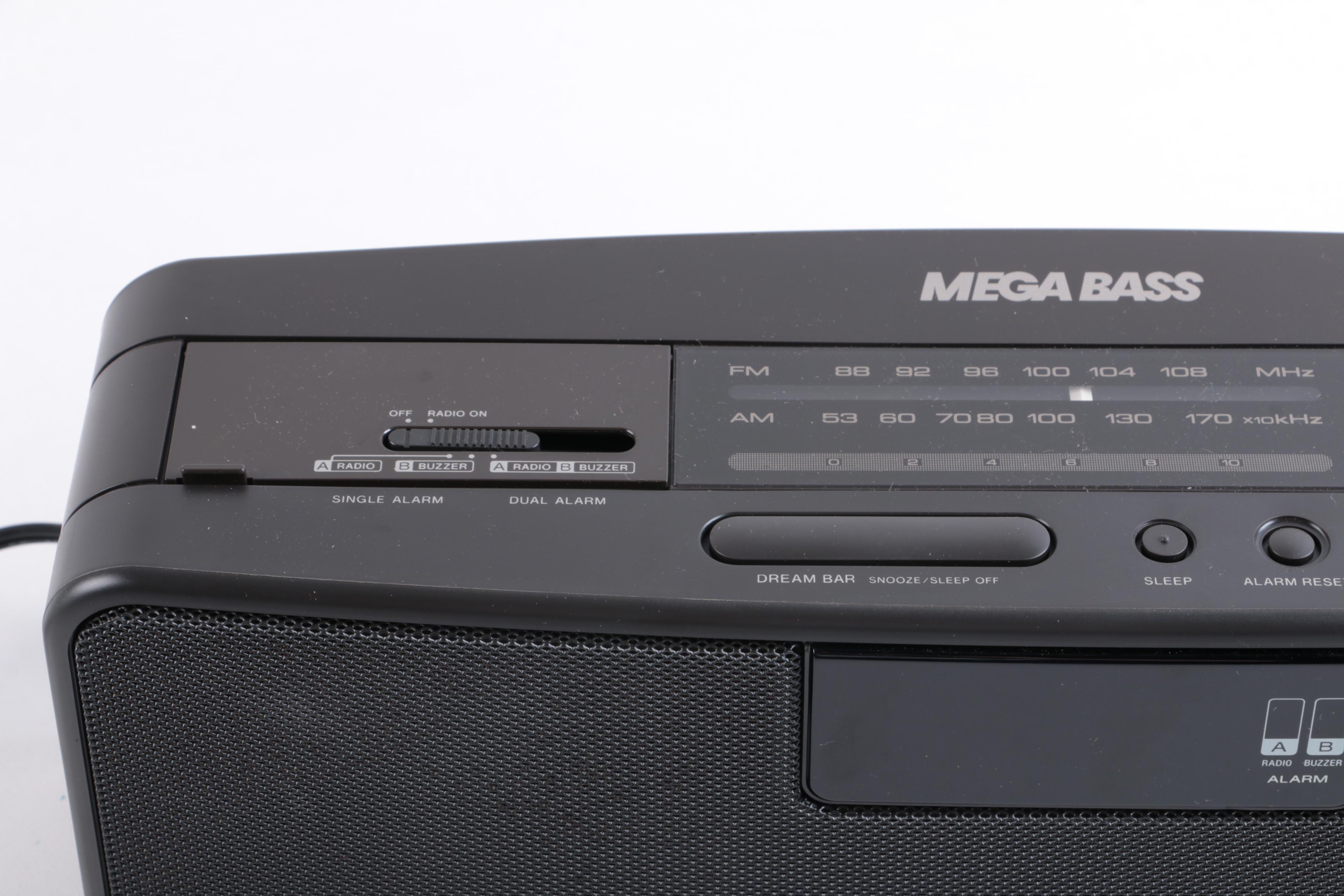 Sony "Dream Machine" Dual Alarm Clock Radio