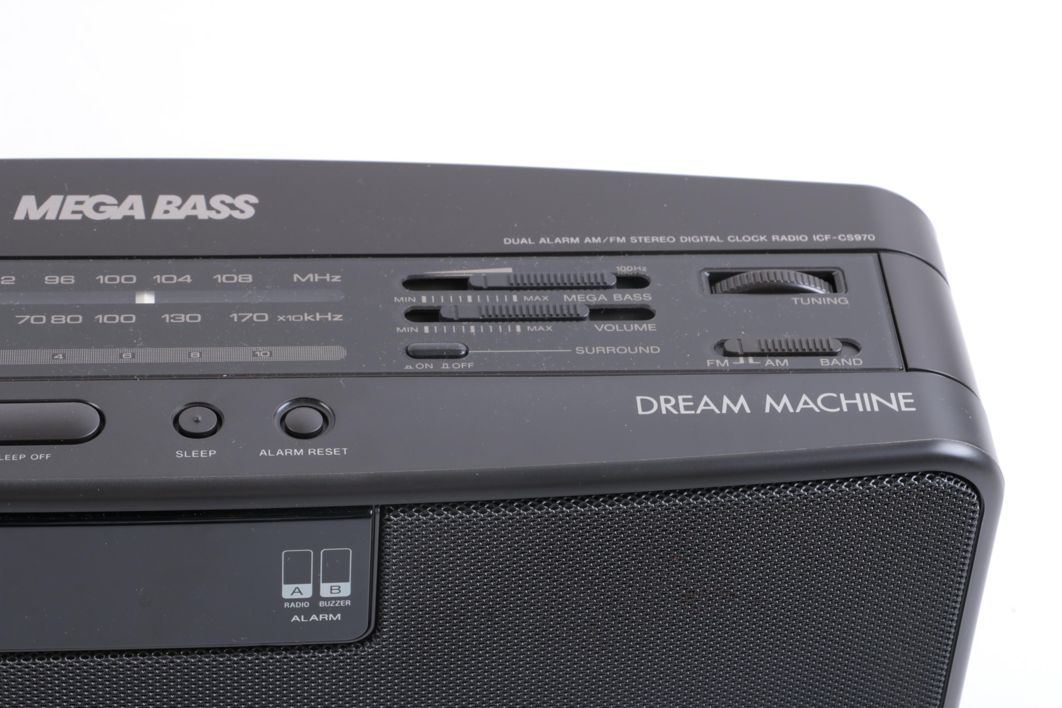 Sony "Dream Machine" Dual Alarm Clock Radio