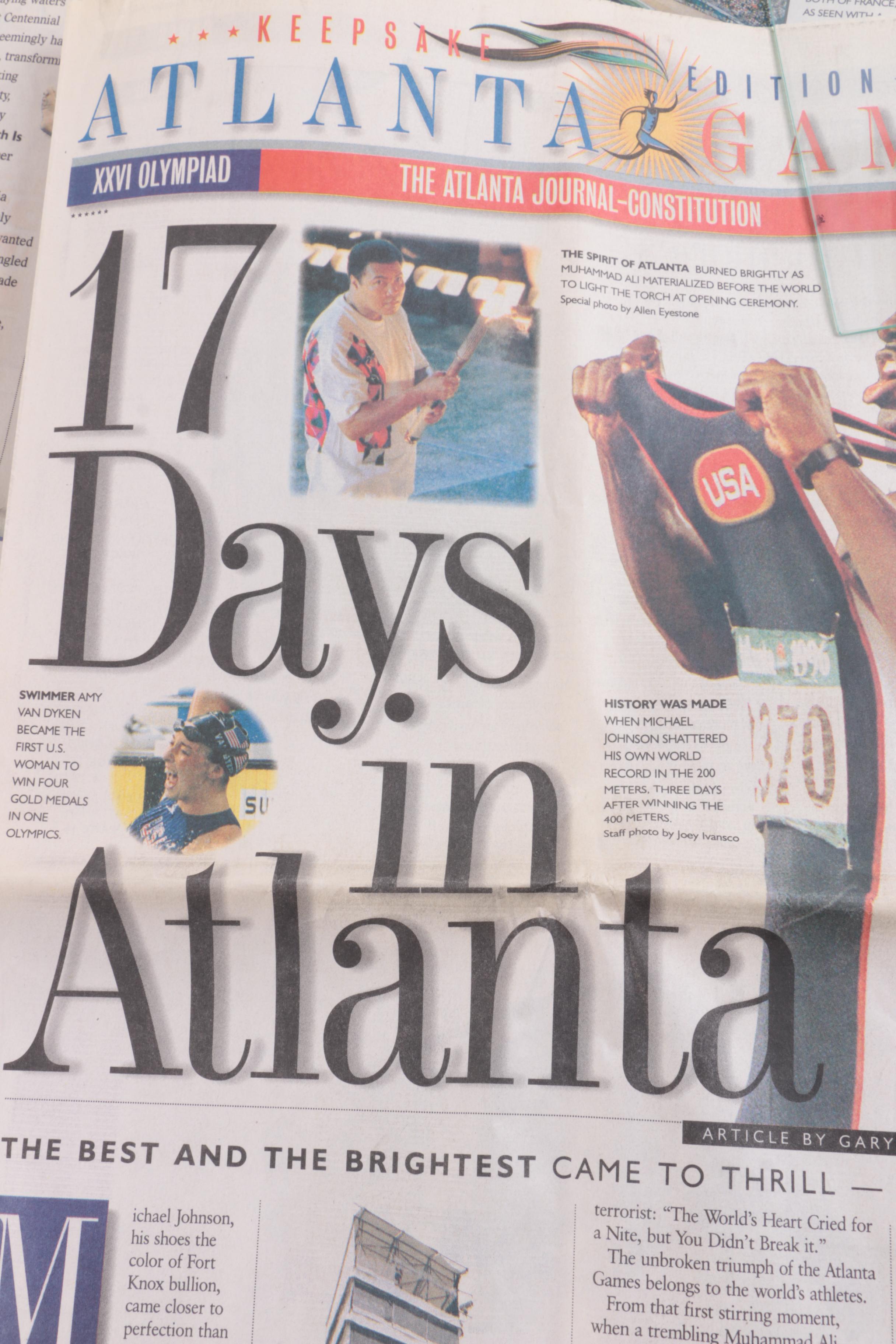 August 1996 Summer Olympics Issue of the "Atlanta Journal-Constitution"