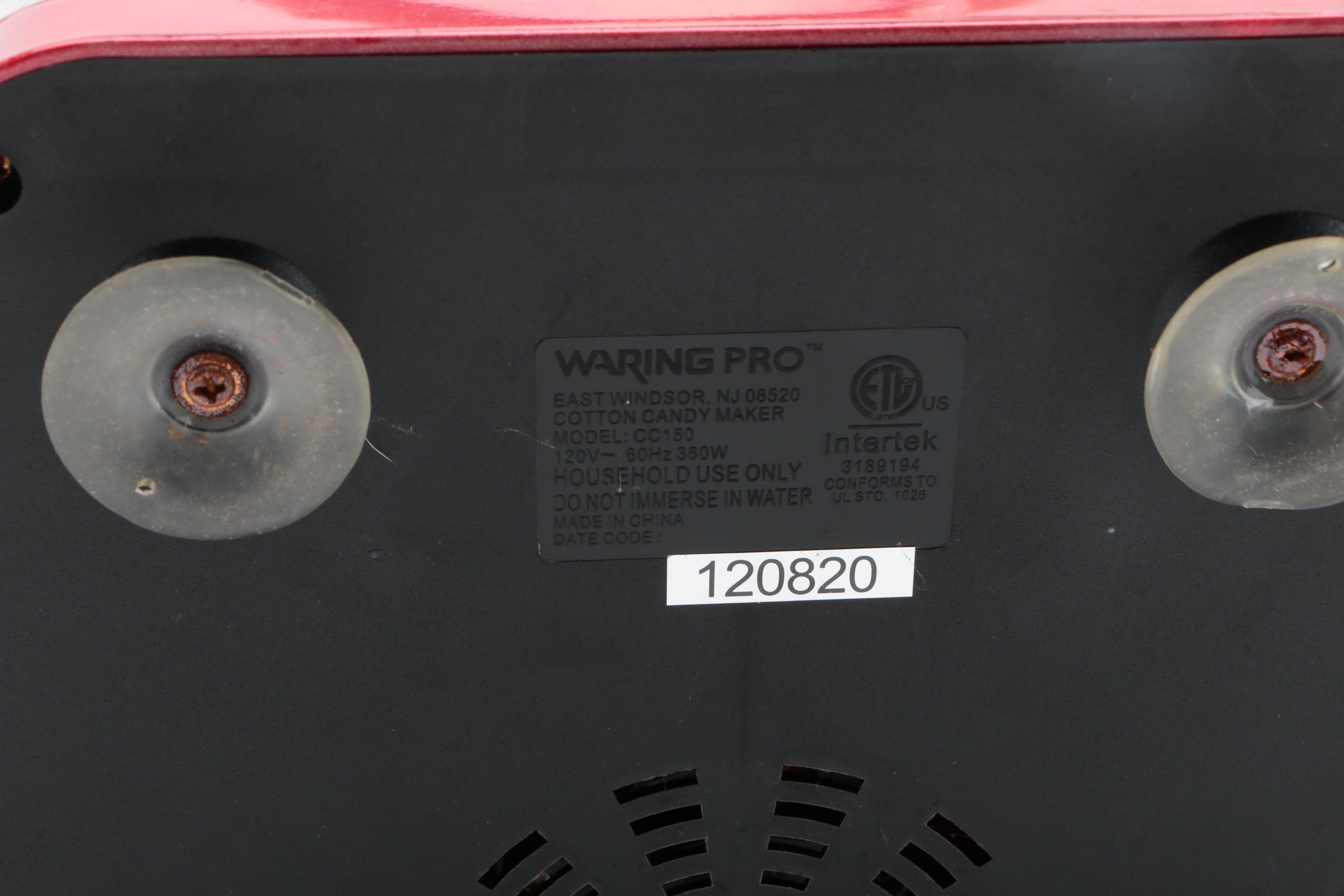 Waring Pro Cotton Candy Maker