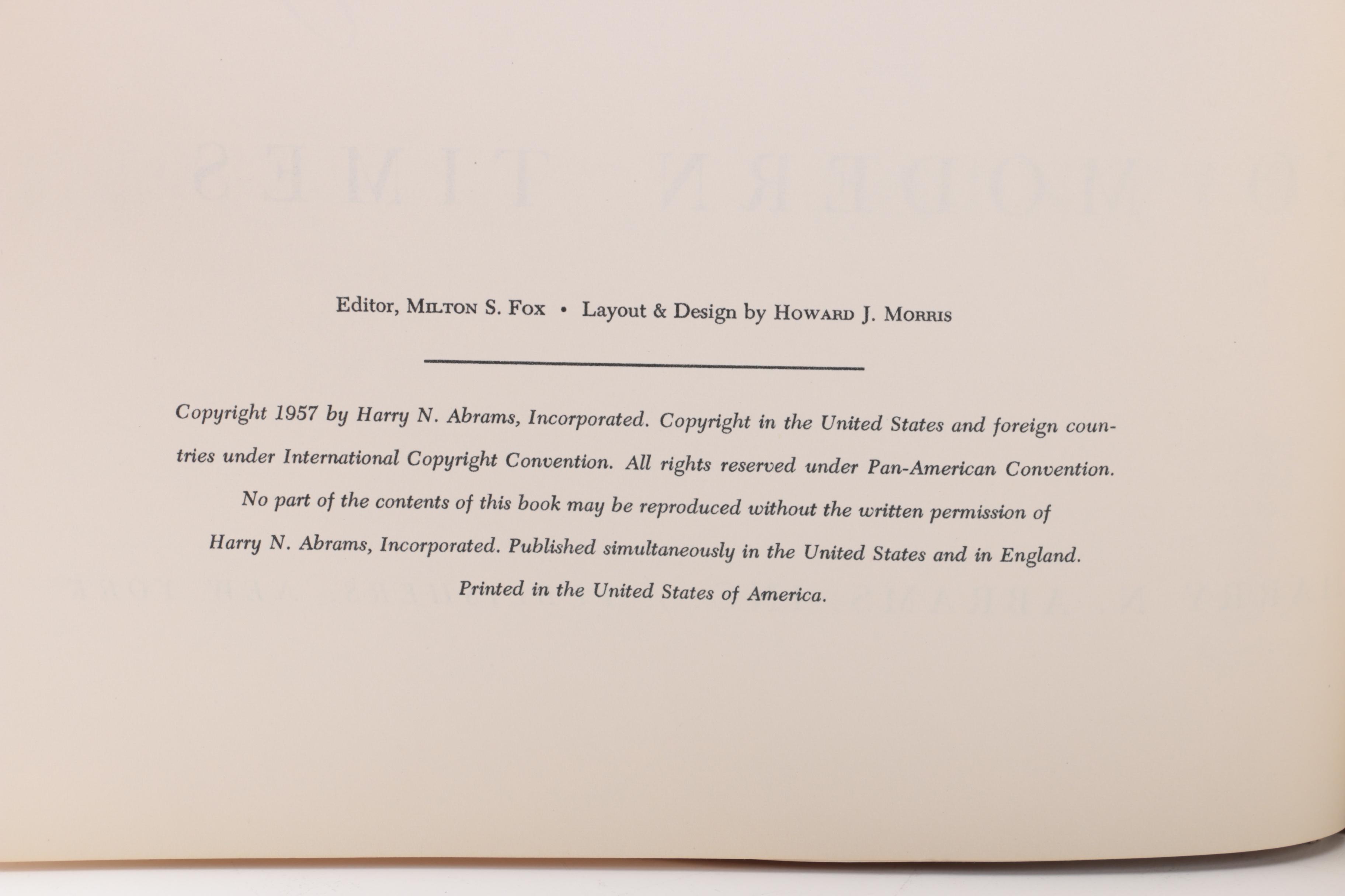 1957 "The Picture History of Painting" Edited by Milton S. Fox