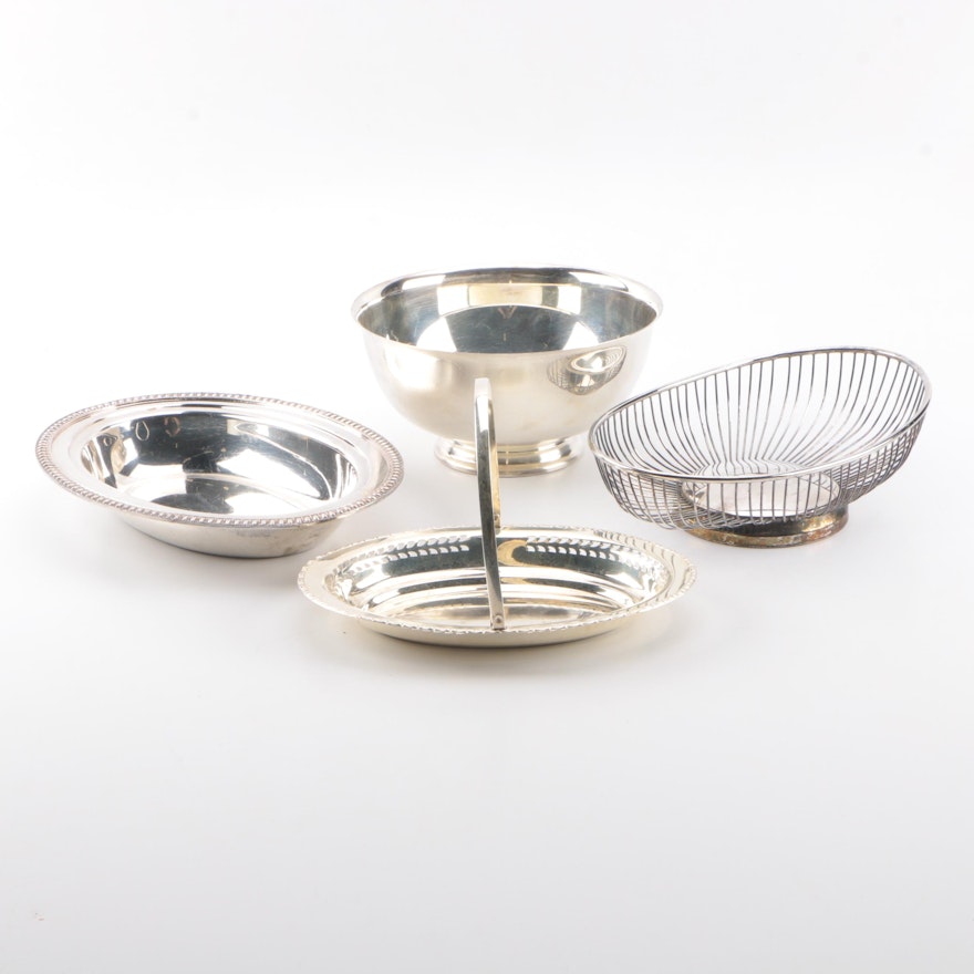 Assortment of Silver Plated Serveware