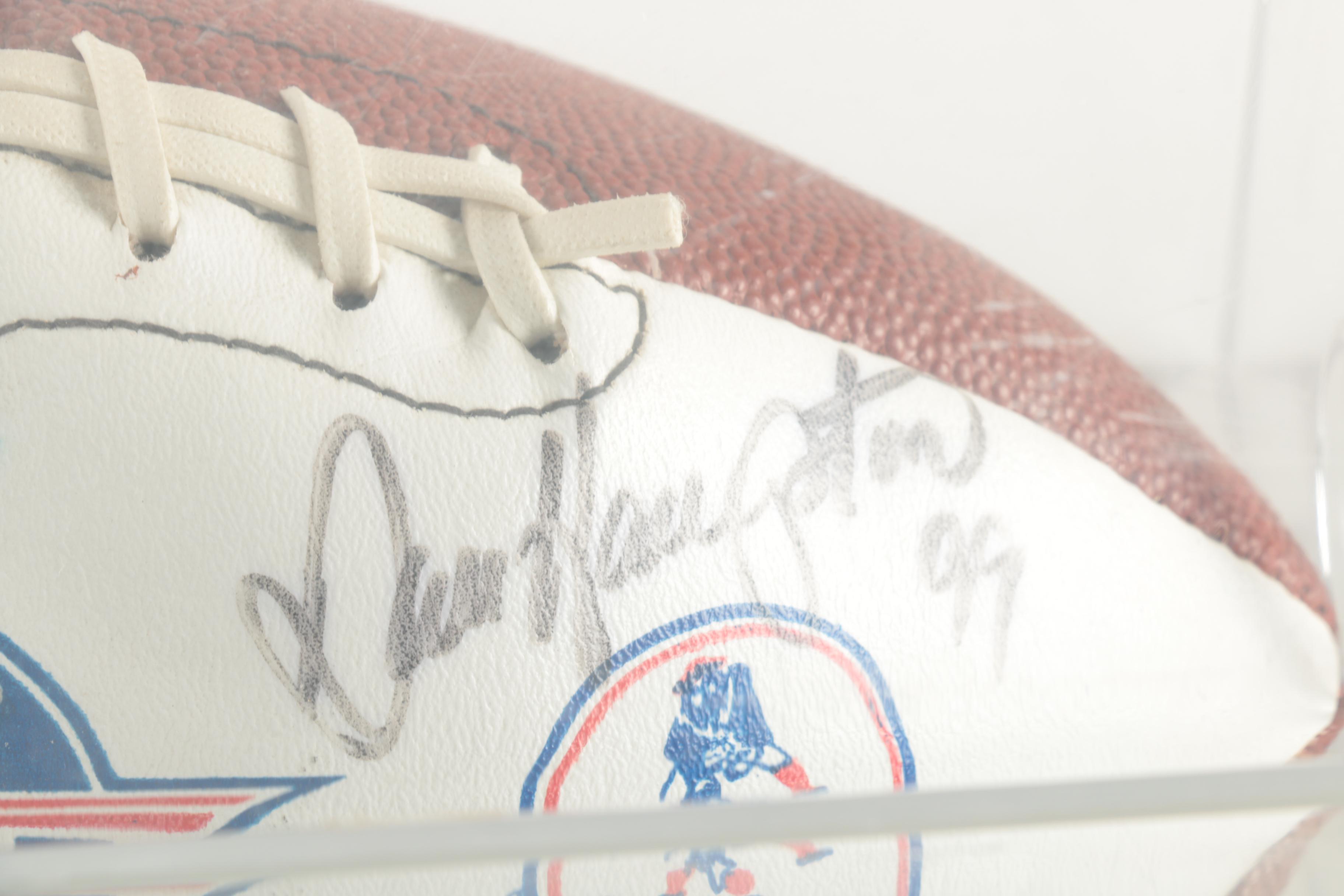 Superbowl XX Autographed Commemorative Football