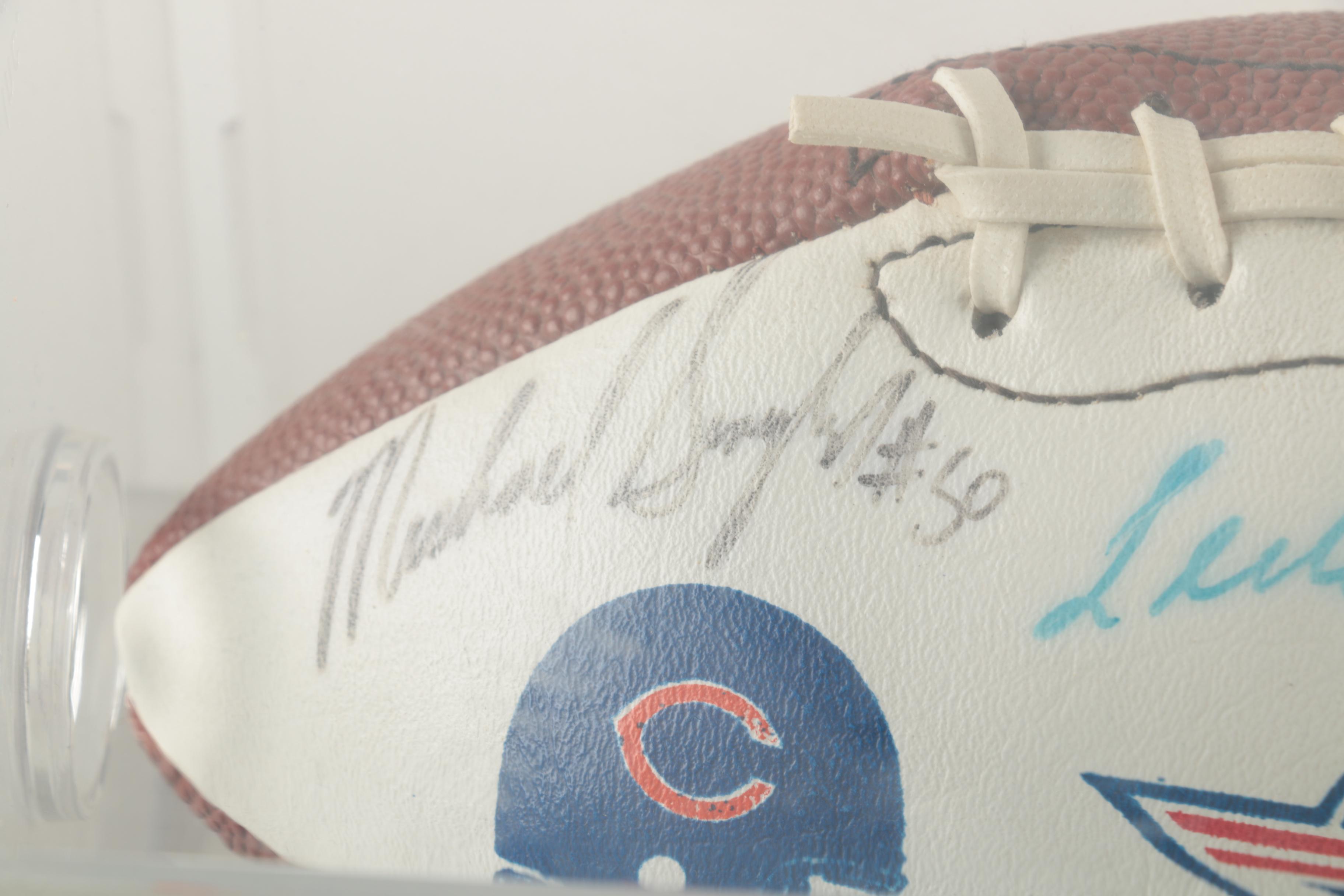 Superbowl XX Autographed Commemorative Football