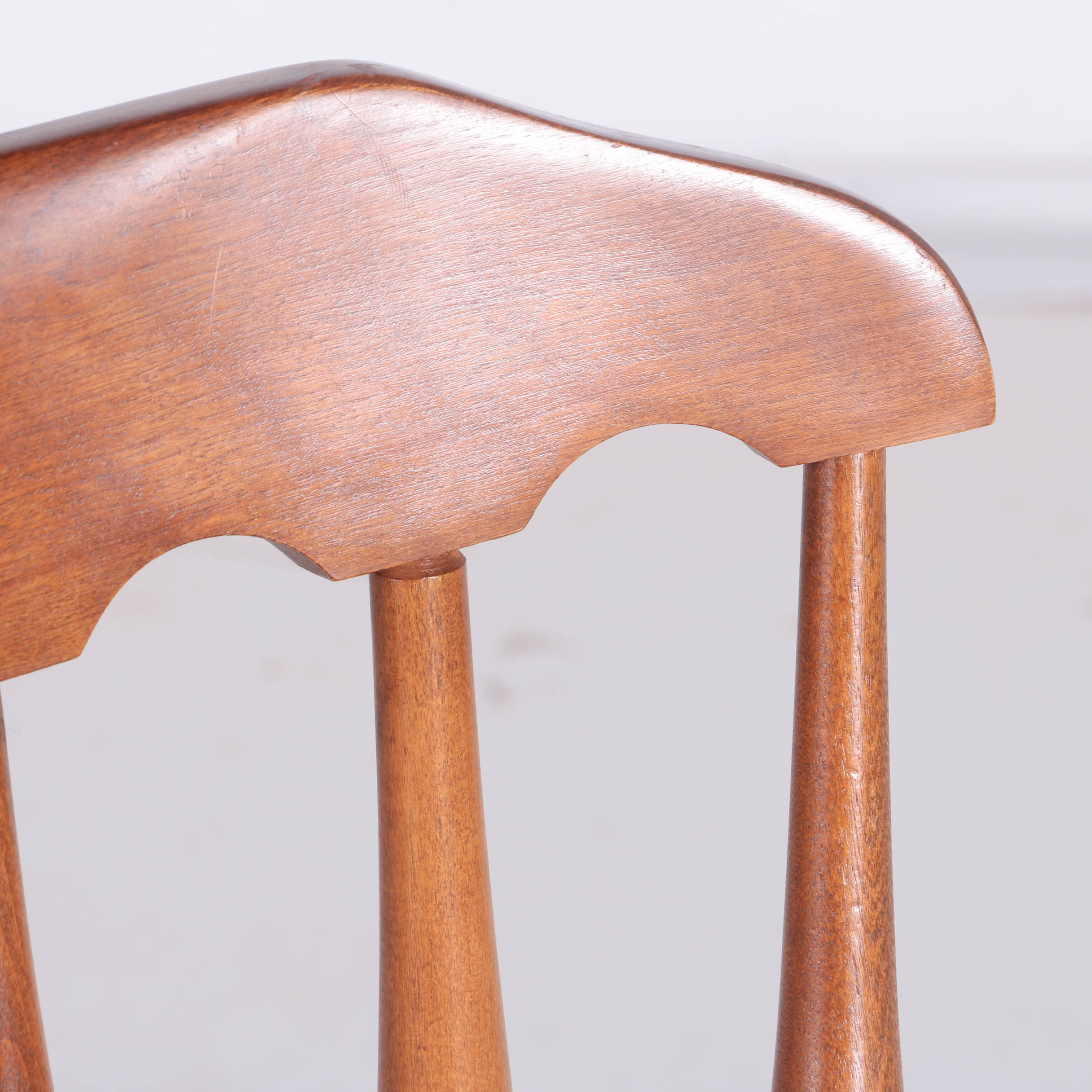 Vintage Captain's Chair by Hale with Stool