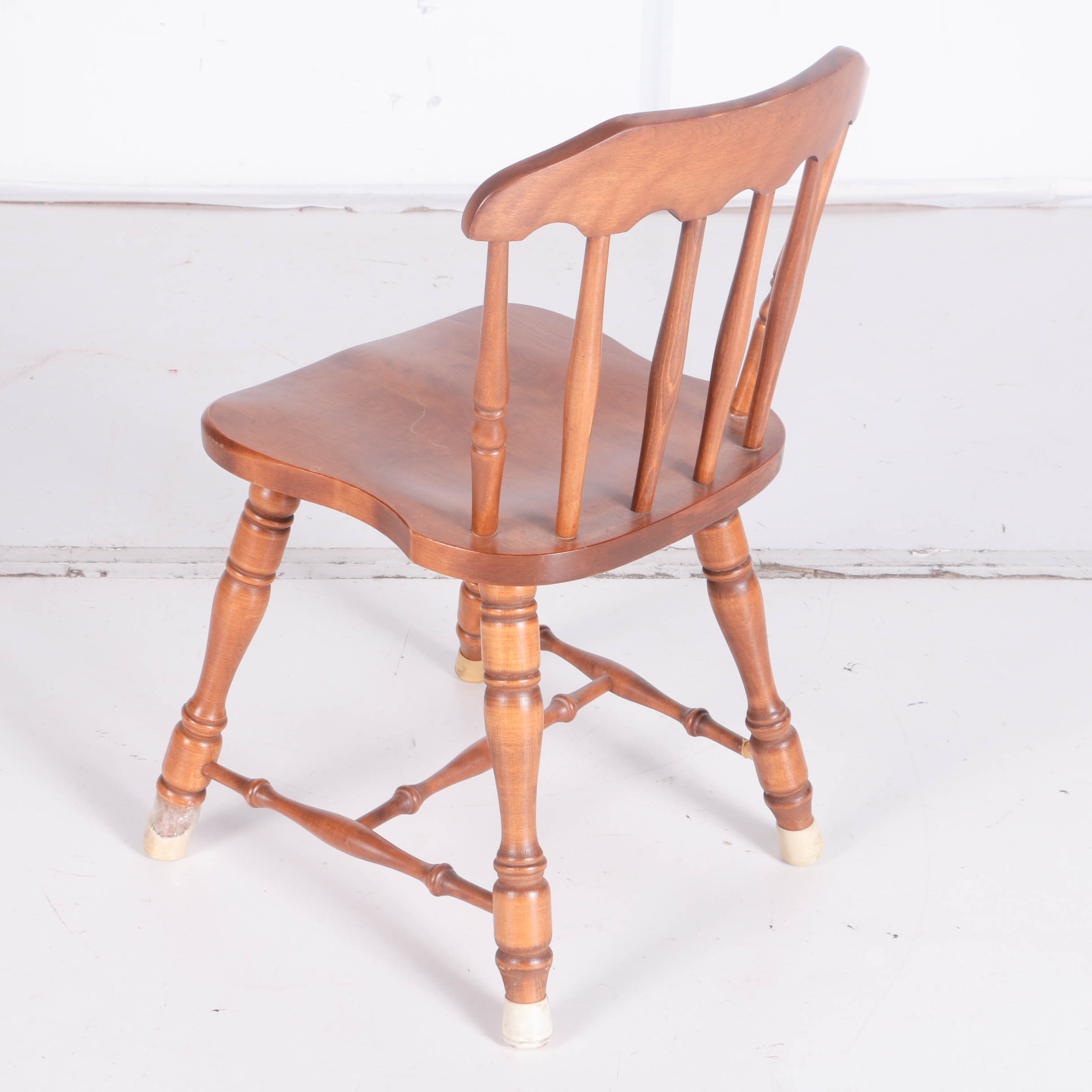 Vintage Captain's Chair by Hale with Stool