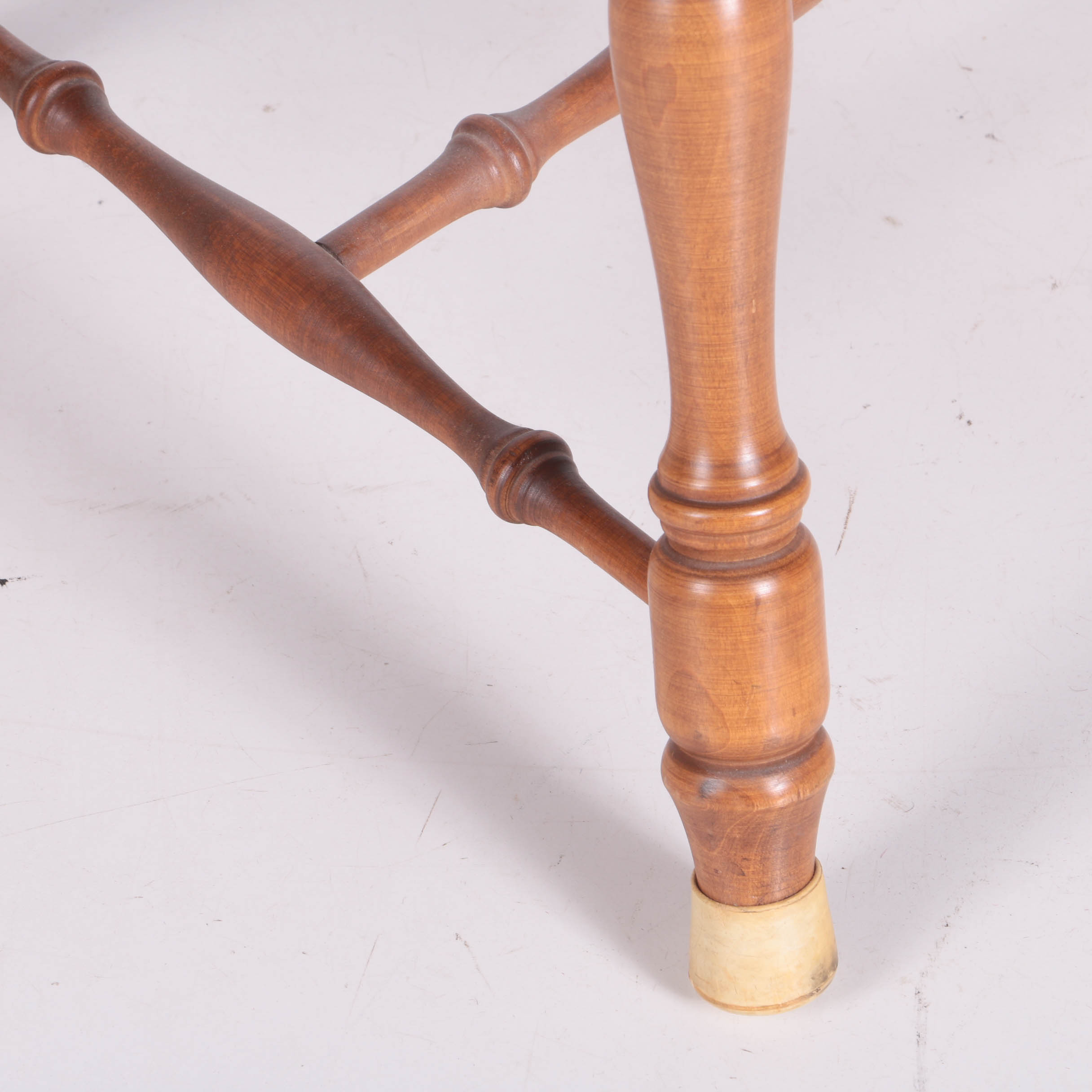 Vintage Captain's Chair by Hale with Stool