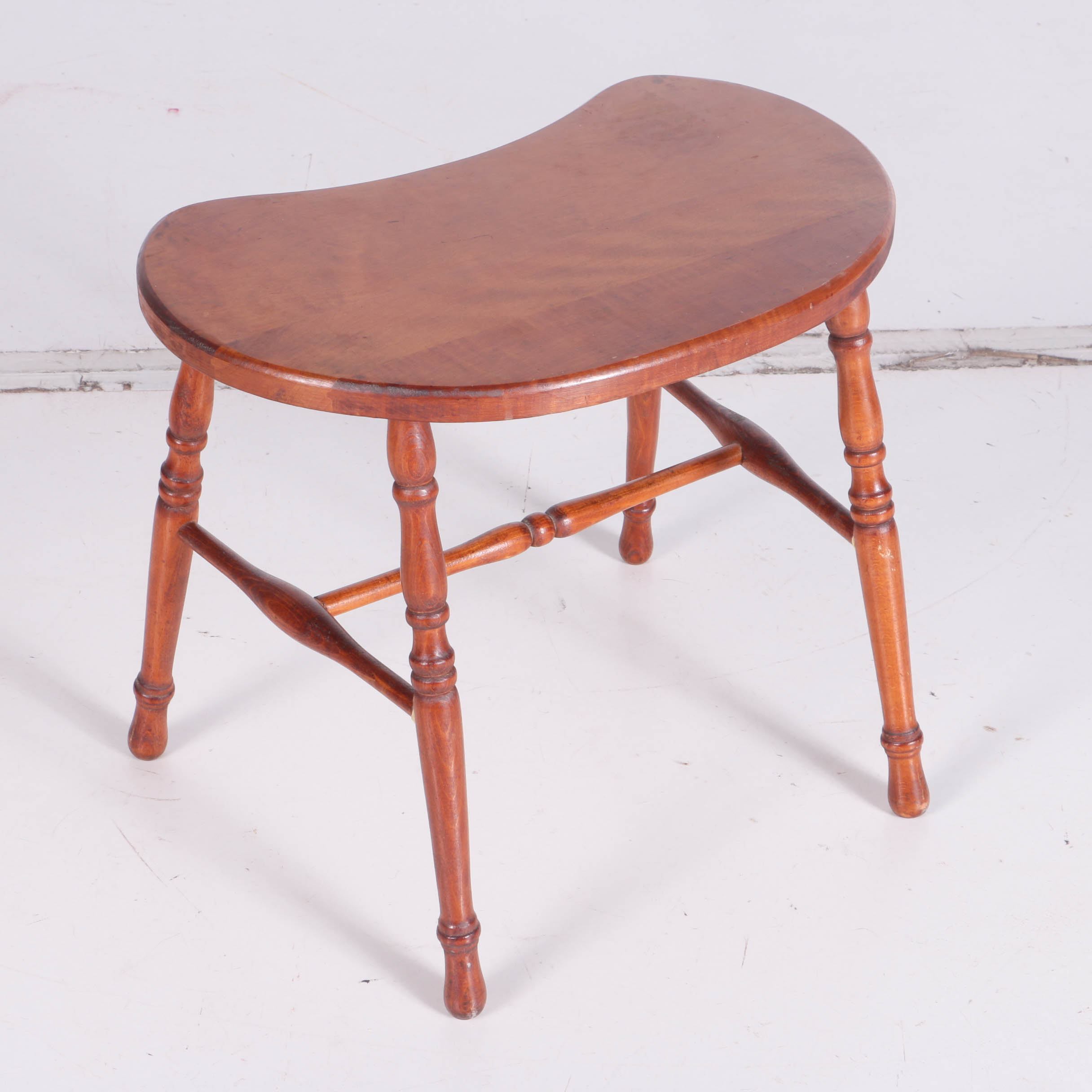Vintage Captain's Chair by Hale with Stool