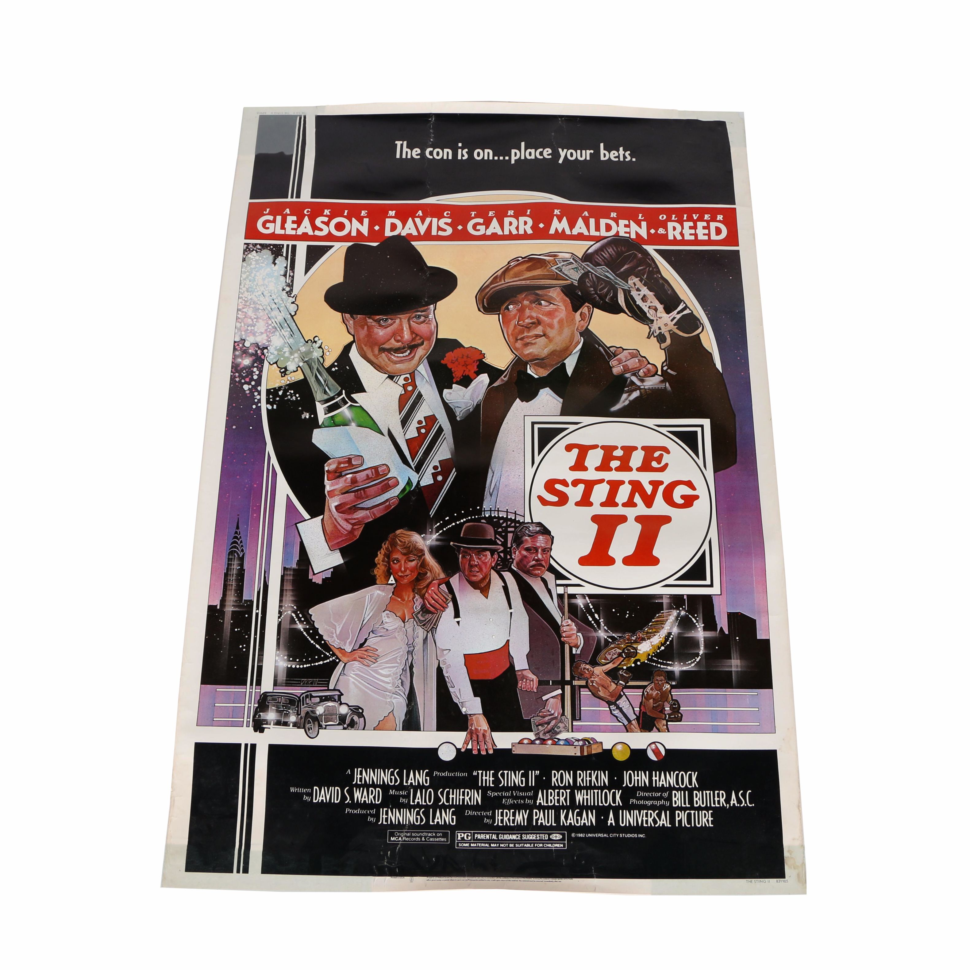 Offset Lithograph Poster "The Sting II"