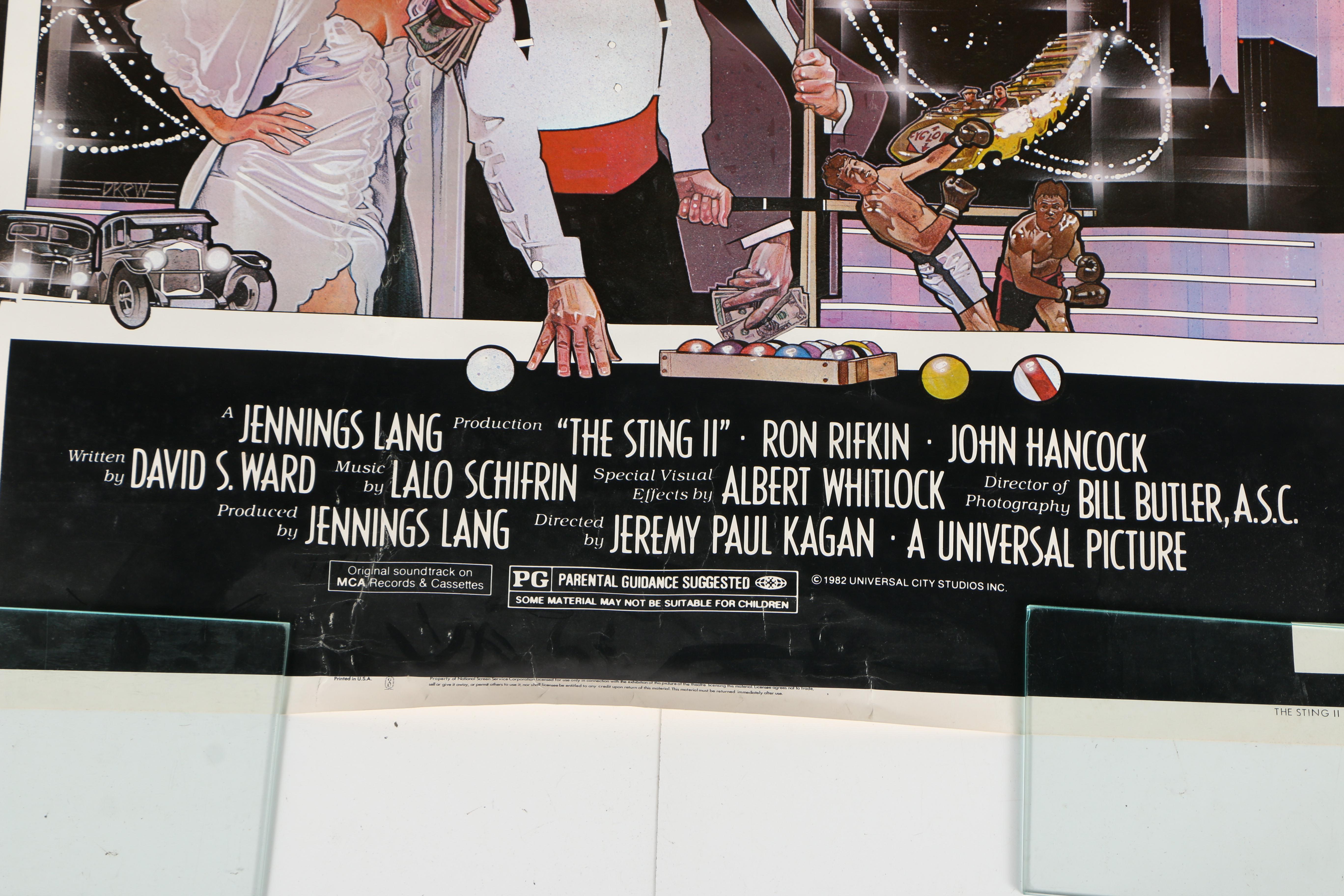 Offset Lithograph Poster "The Sting II"