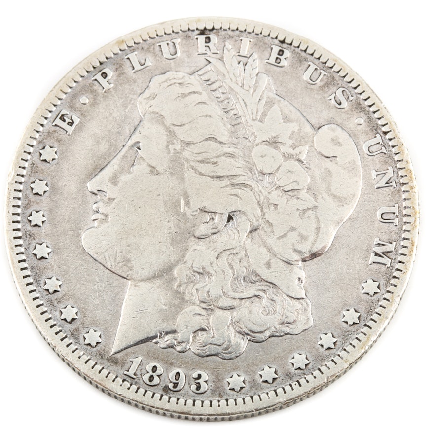 Low Mintage 1893 O Silver Morgan Dollar