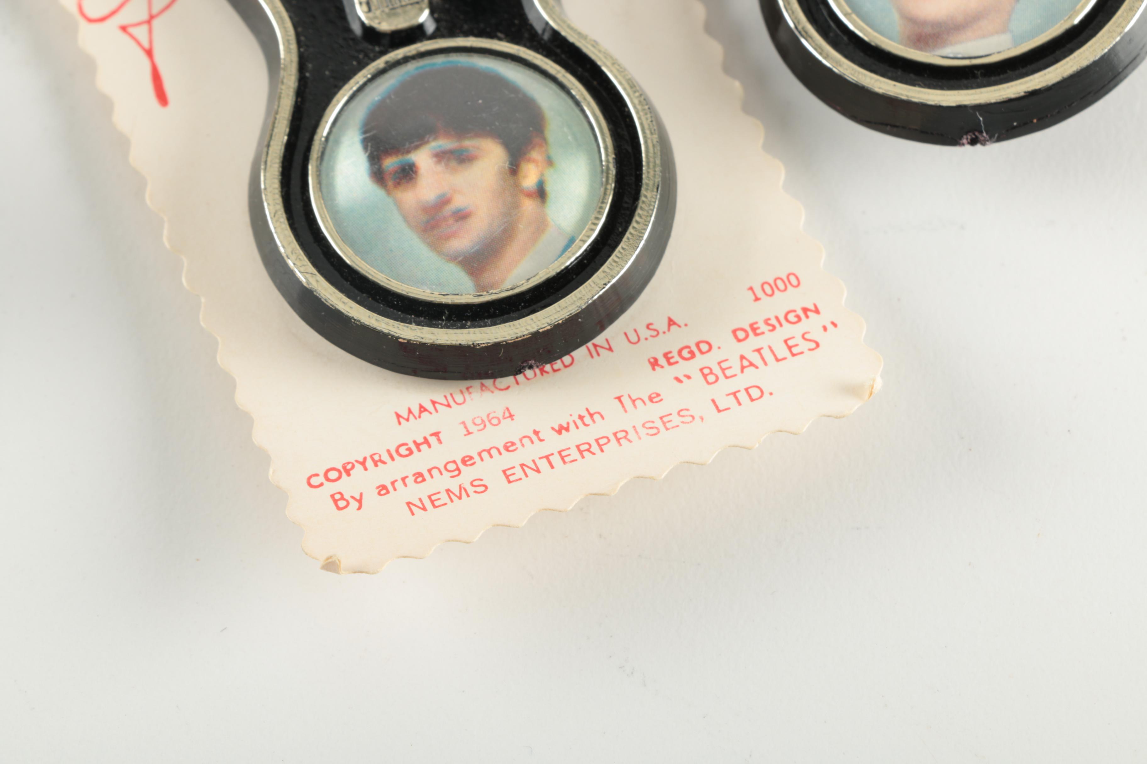 1964 Beatles Guitar Pin Collection