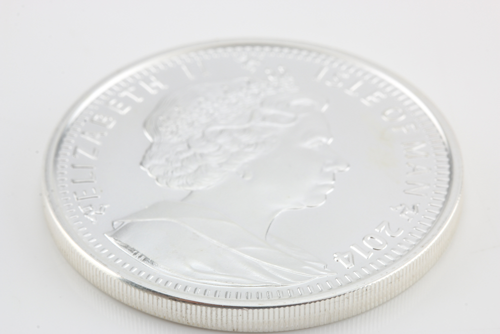 2014 Isle of Man Angel Silver Coin