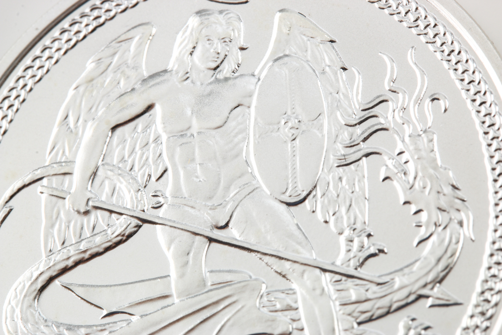 2014 Isle of Man Angel Silver Coin