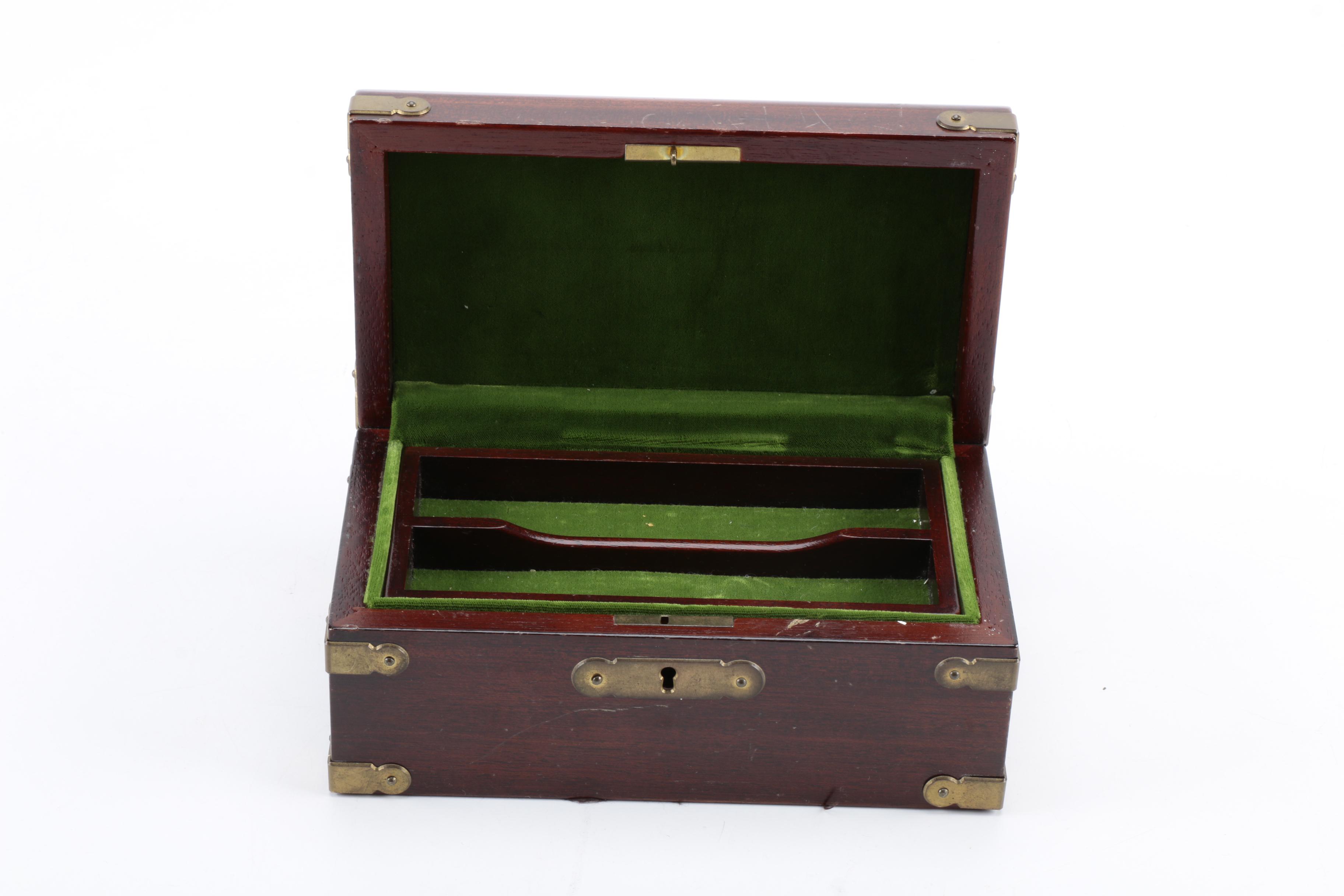 Vintage Parker Pen and Pencil Set in Wooden Case