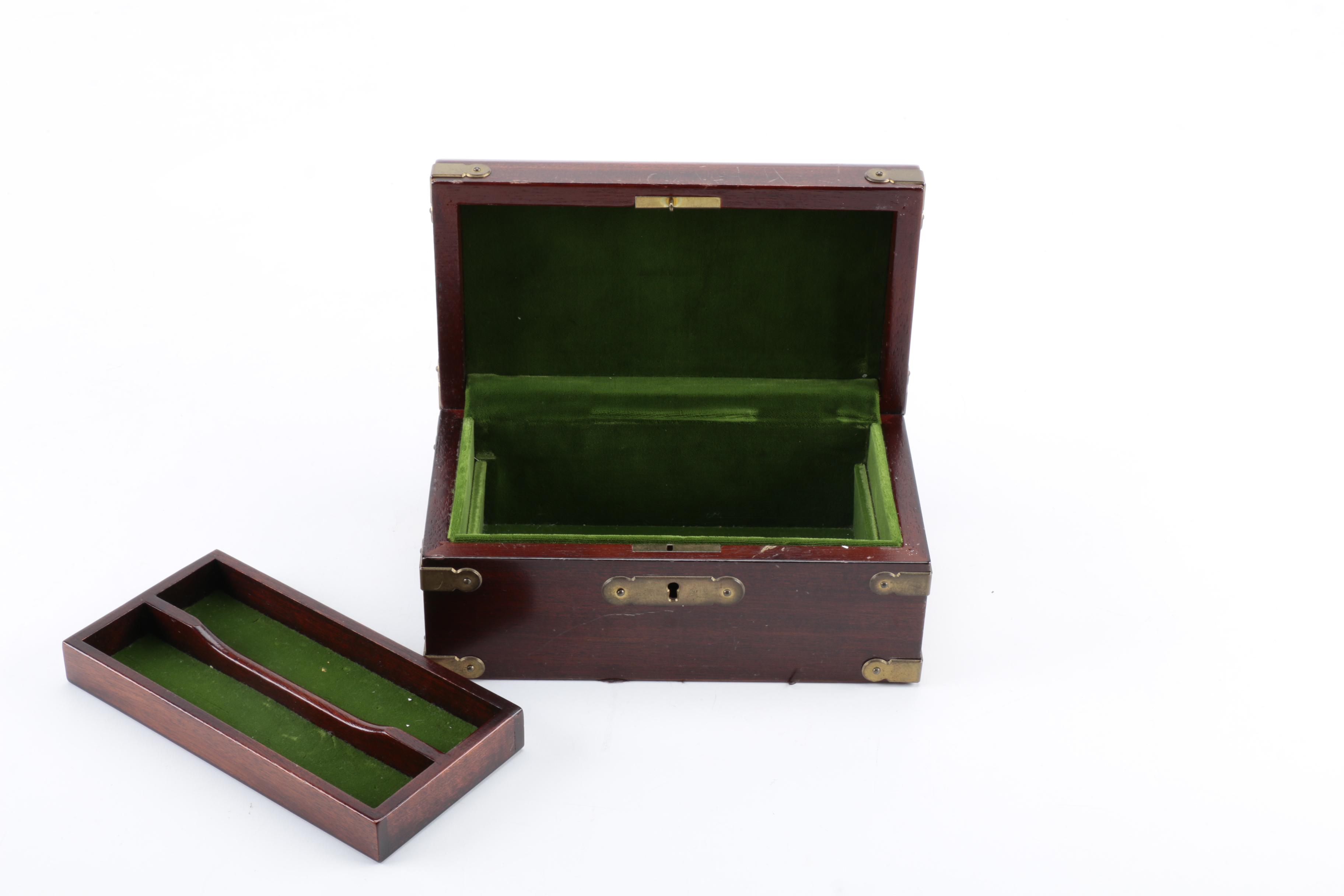 Vintage Parker Pen and Pencil Set in Wooden Case