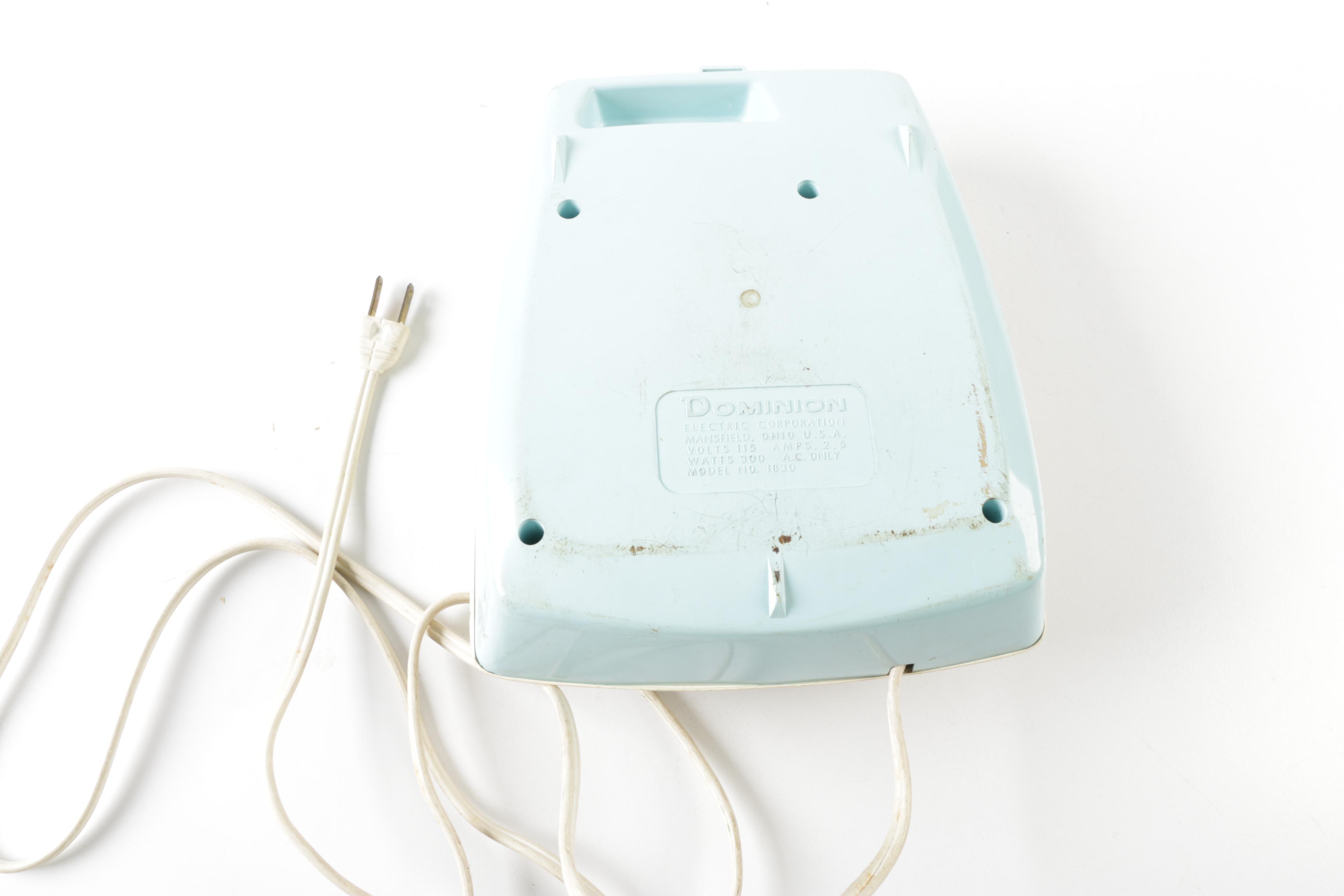 Vintage Dominion Hair Dryer with Case