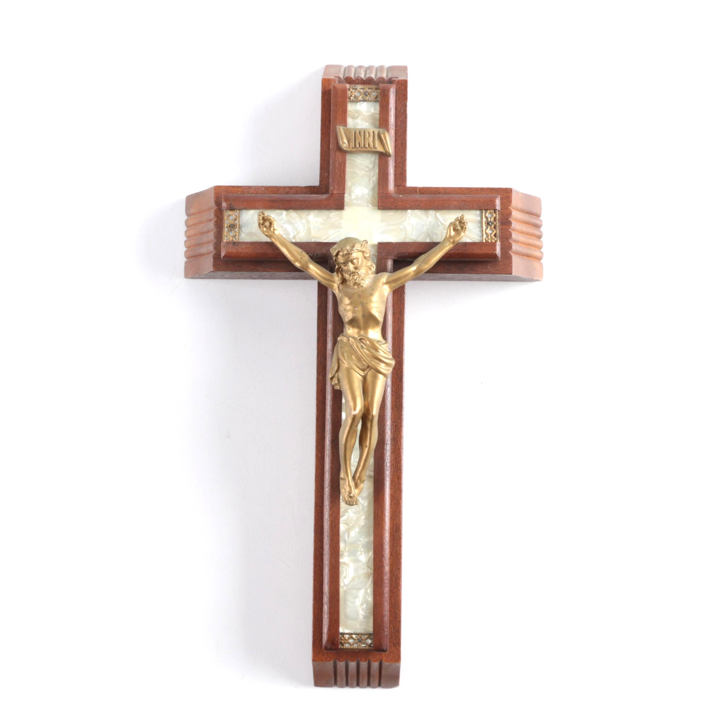 Vintage Crucifix Sick Call Box