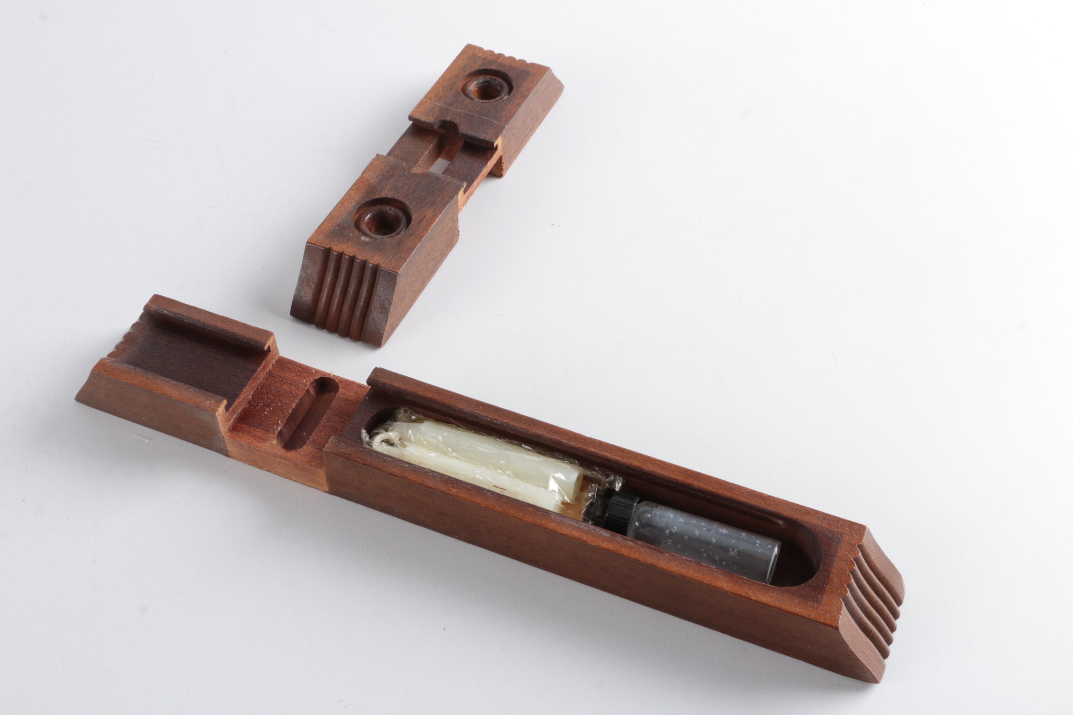 Vintage Crucifix Sick Call Box