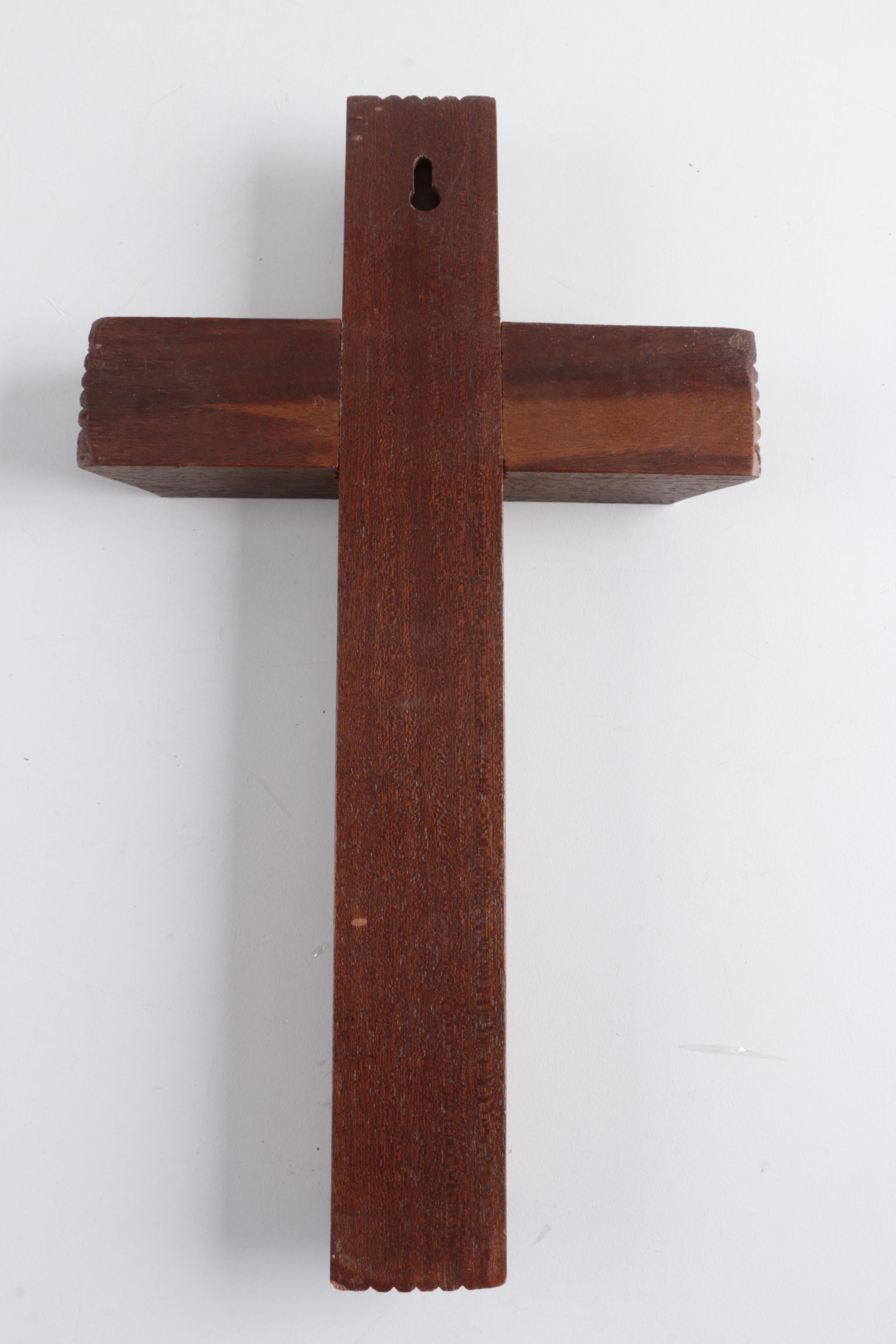 Vintage Crucifix Sick Call Box