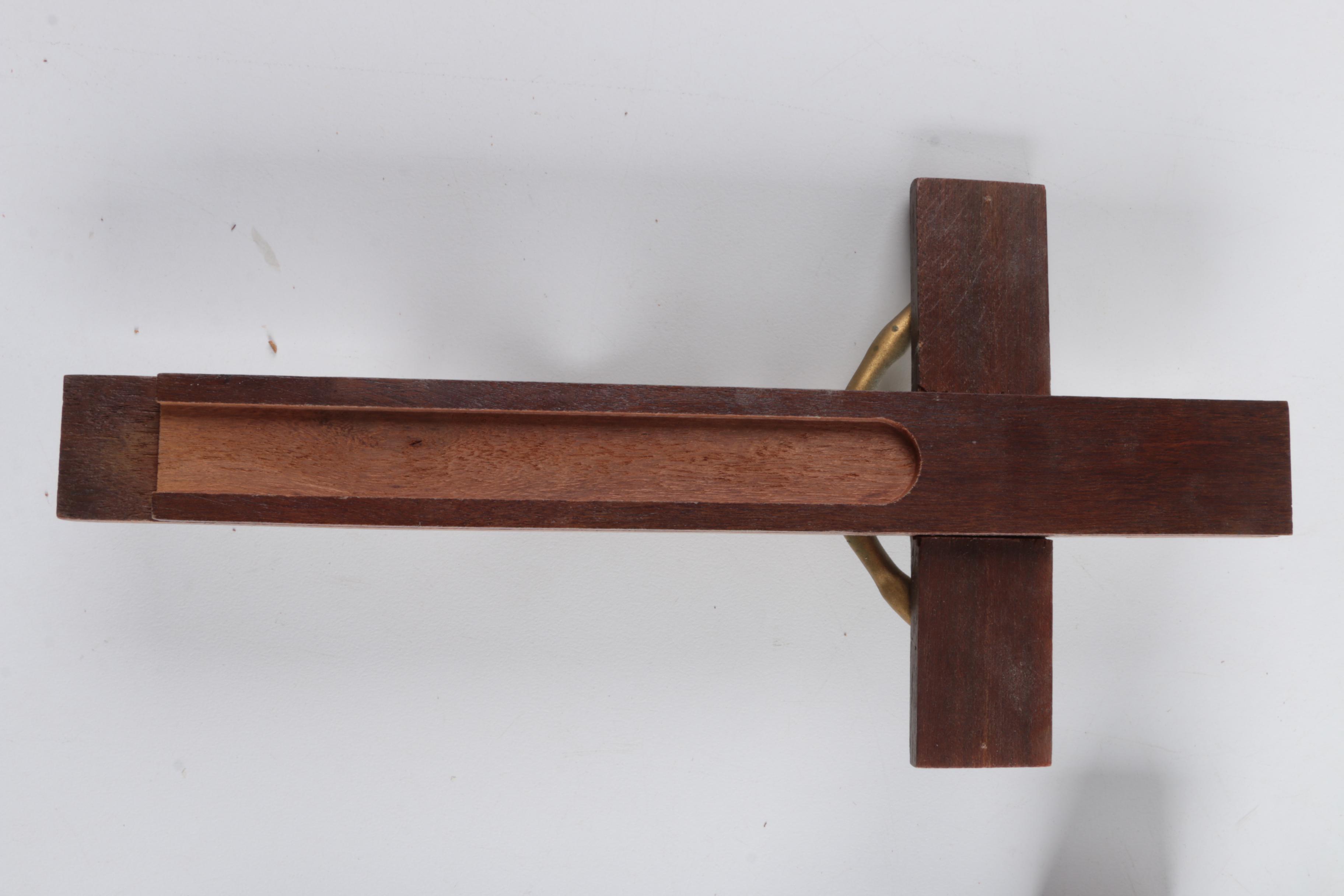 Vintage Crucifix Sick Call Box