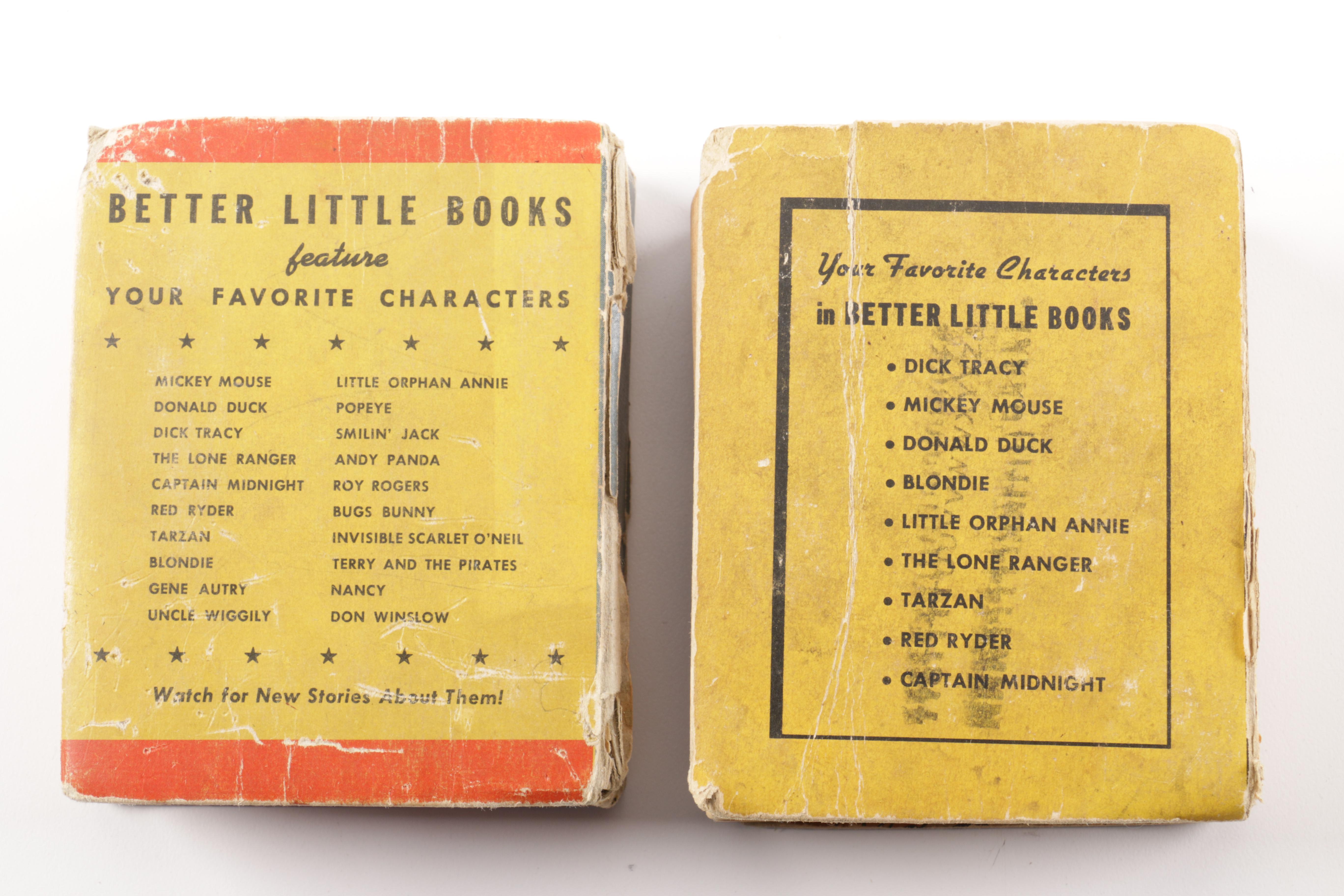 1930s–1940s Big Little Books Including Buck Rogers and Dick Tracy