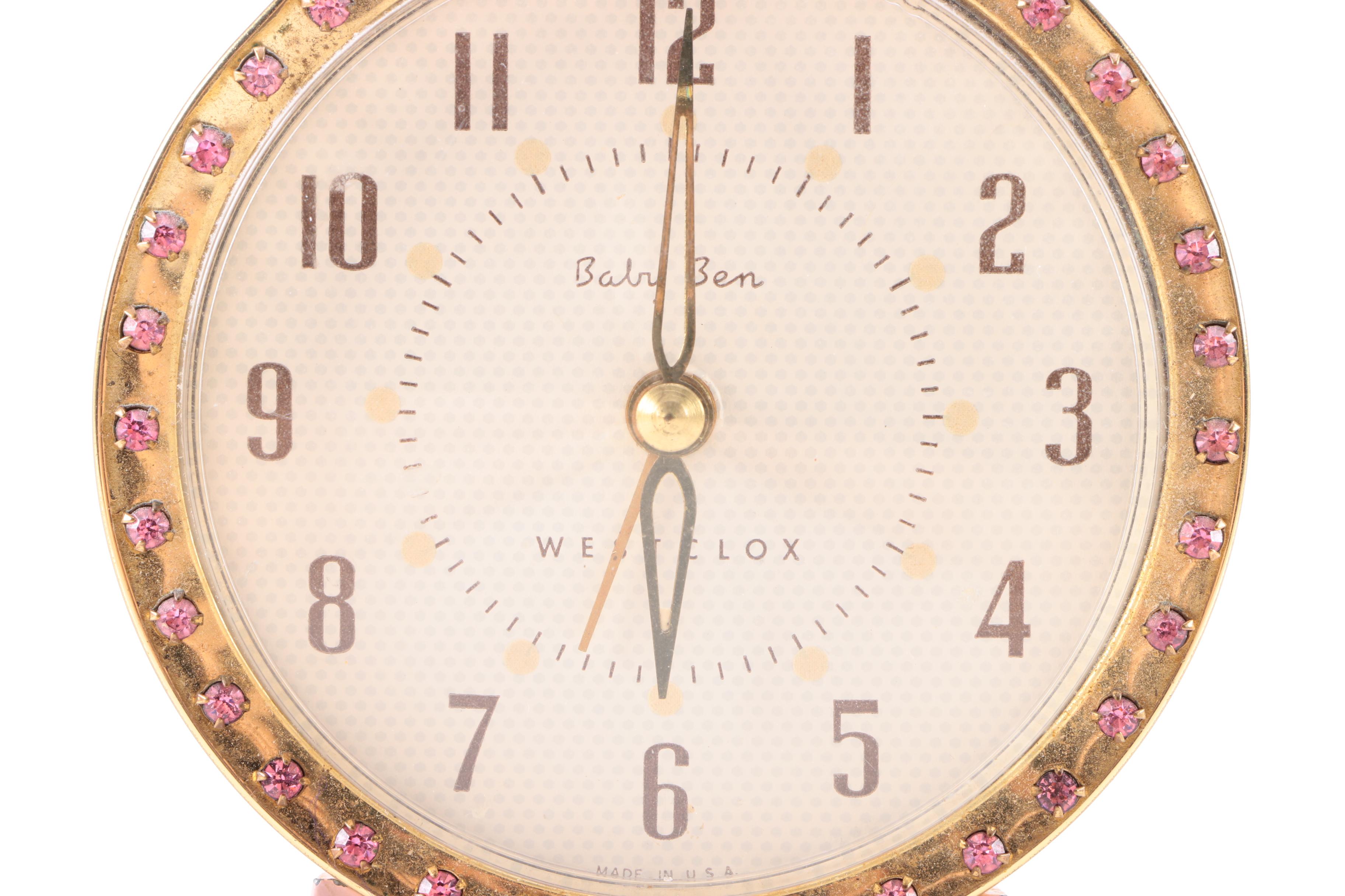 Westclox and Dep Decorative Alarm Clocks