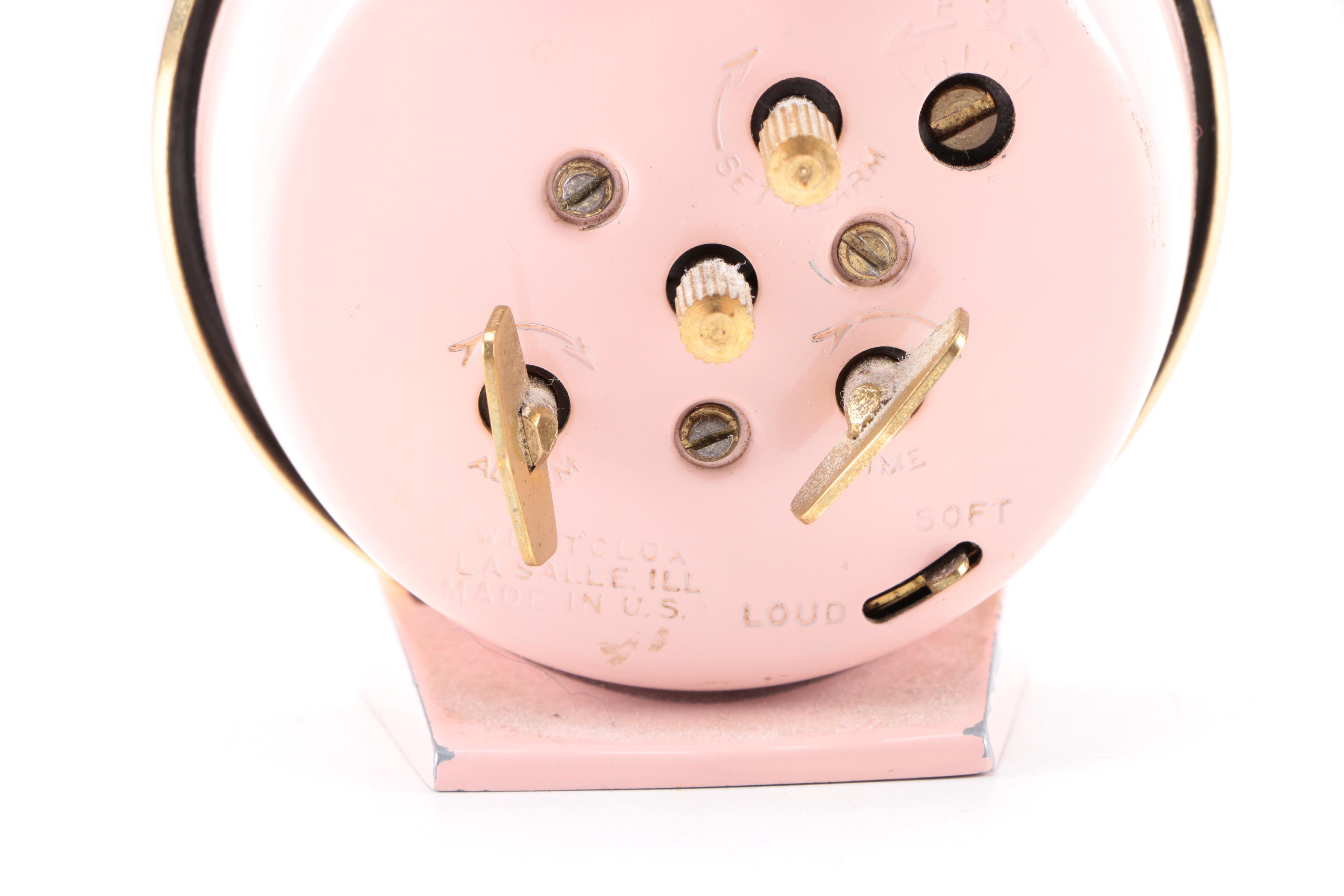 Westclox and Dep Decorative Alarm Clocks