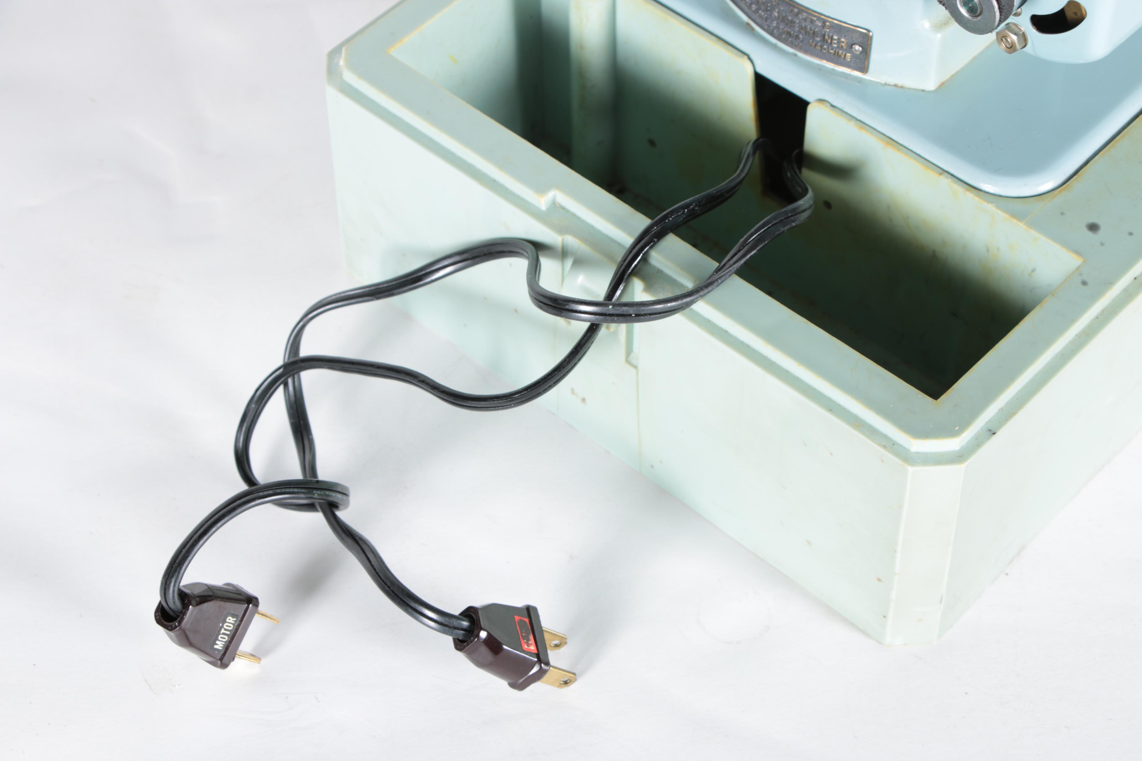 Vintage Universal Brand Sewing Machine with Case