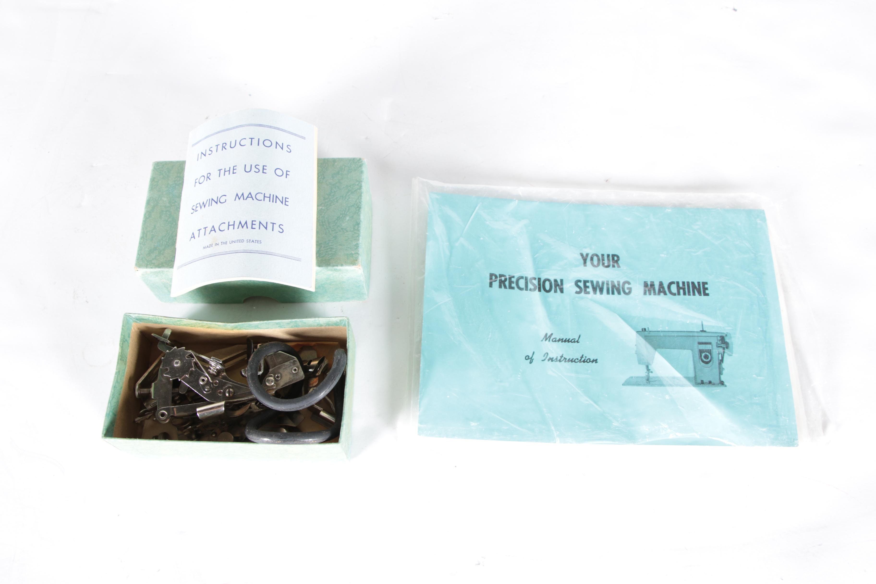 Vintage Universal Brand Sewing Machine with Case