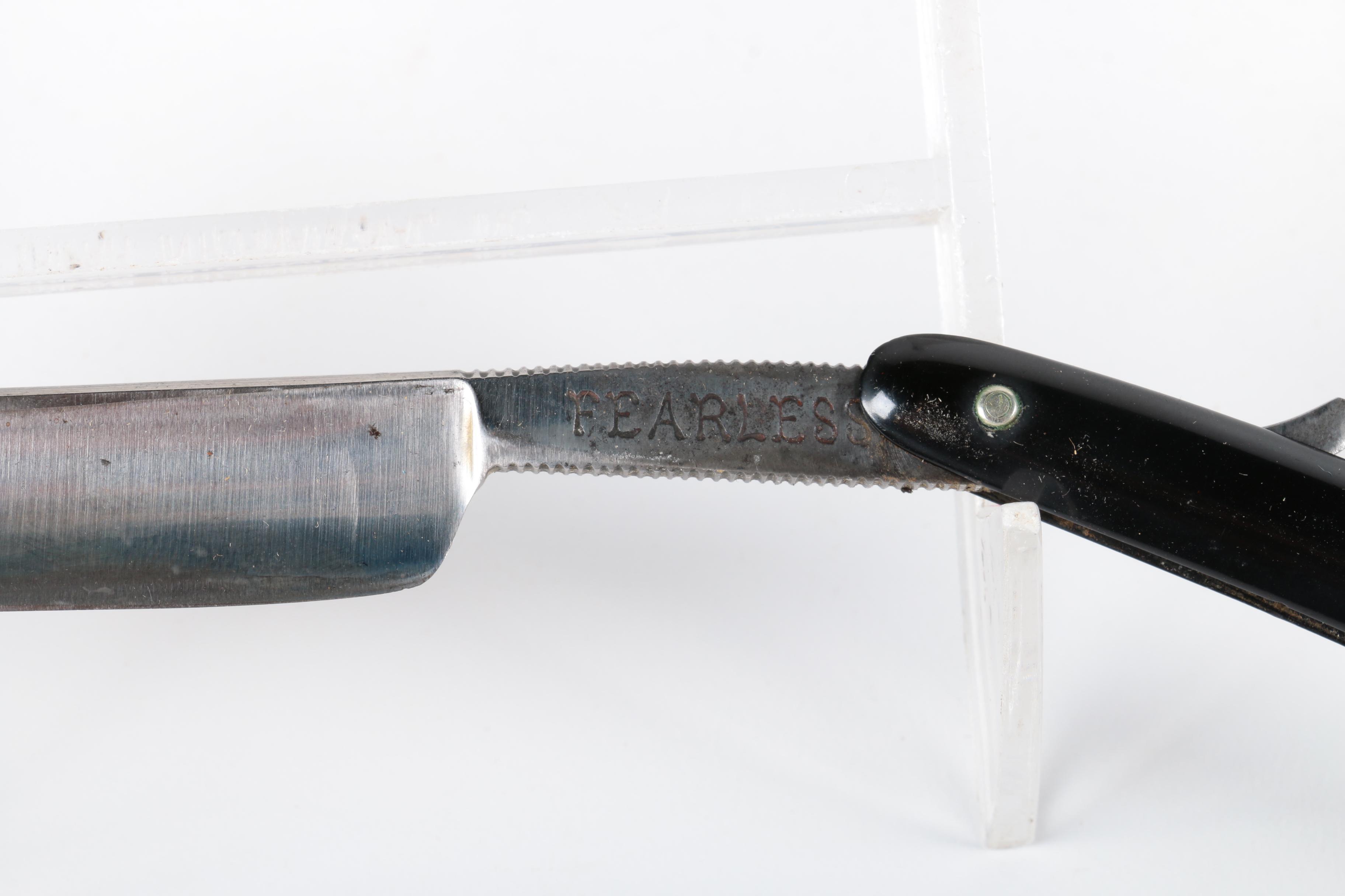 Vintage AO Goggles and Stern Barbers Straight Razor