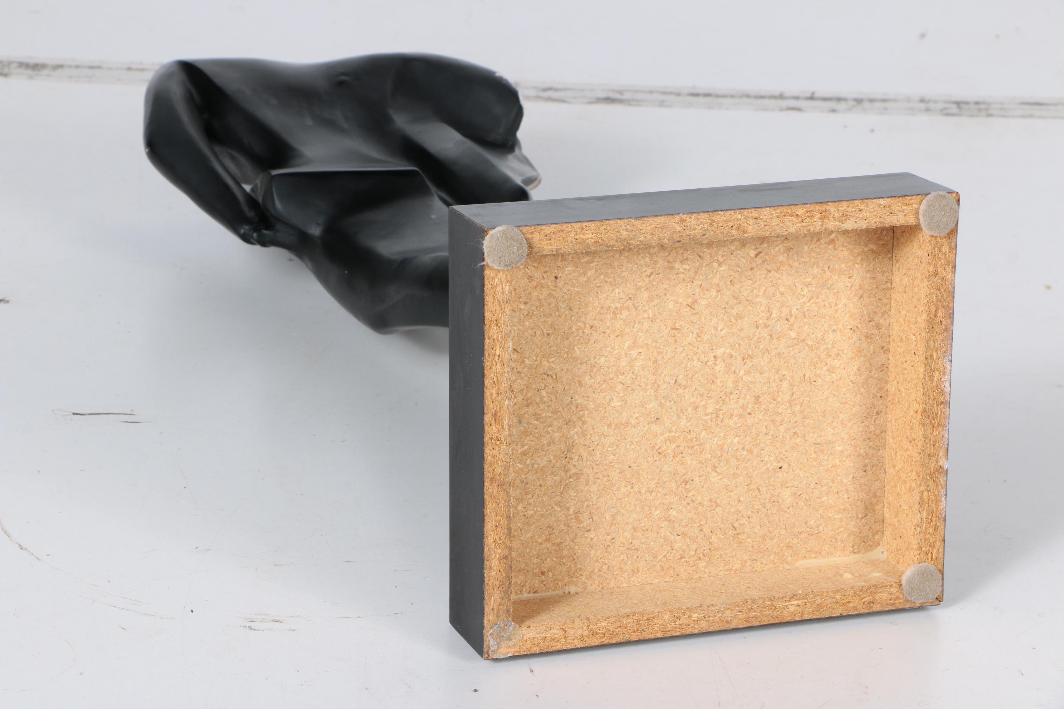 Pair of Neo Deco Man and Woman Ceramic Figurines