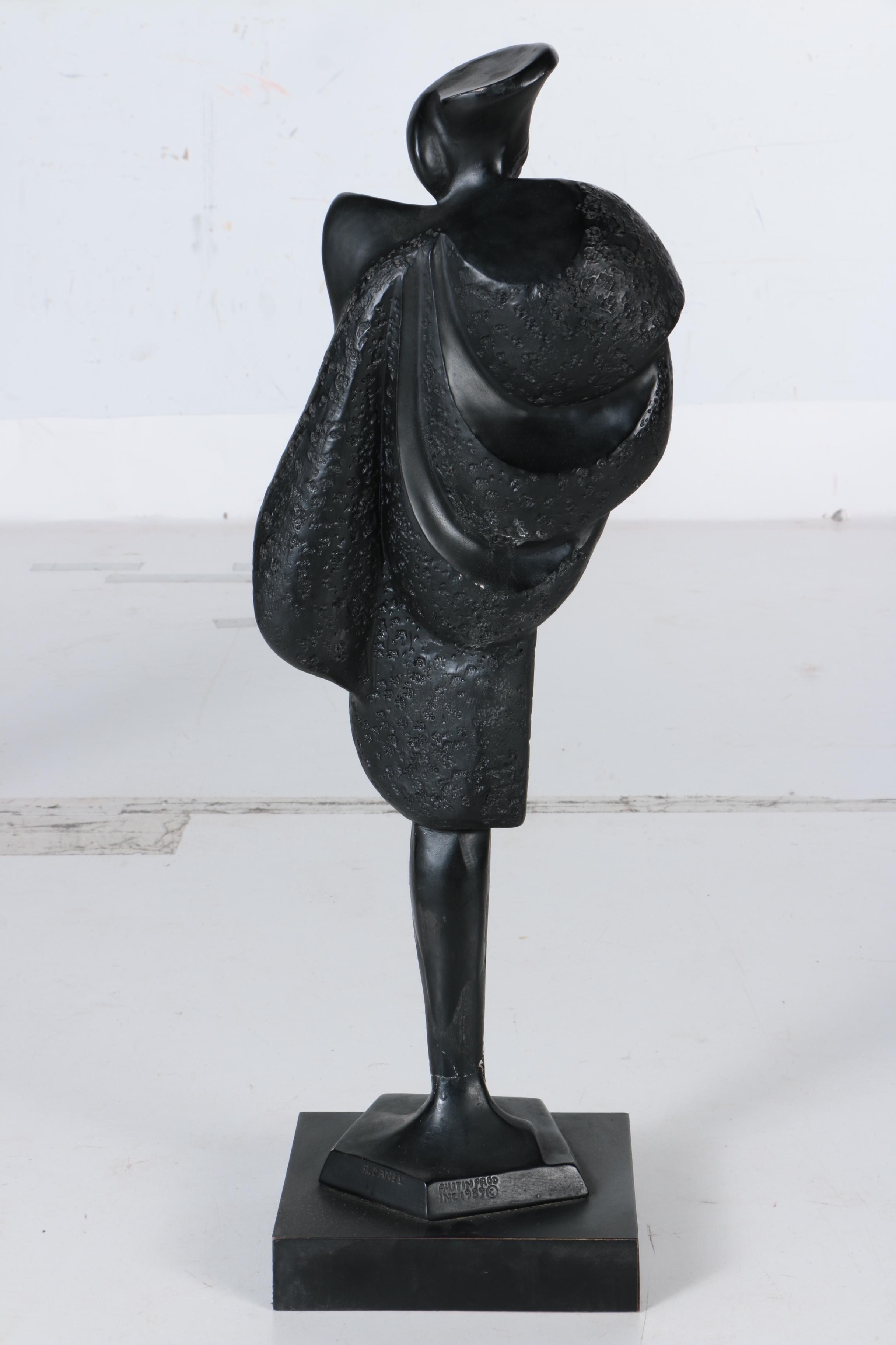 Pair of Neo Deco Man and Woman Ceramic Figurines