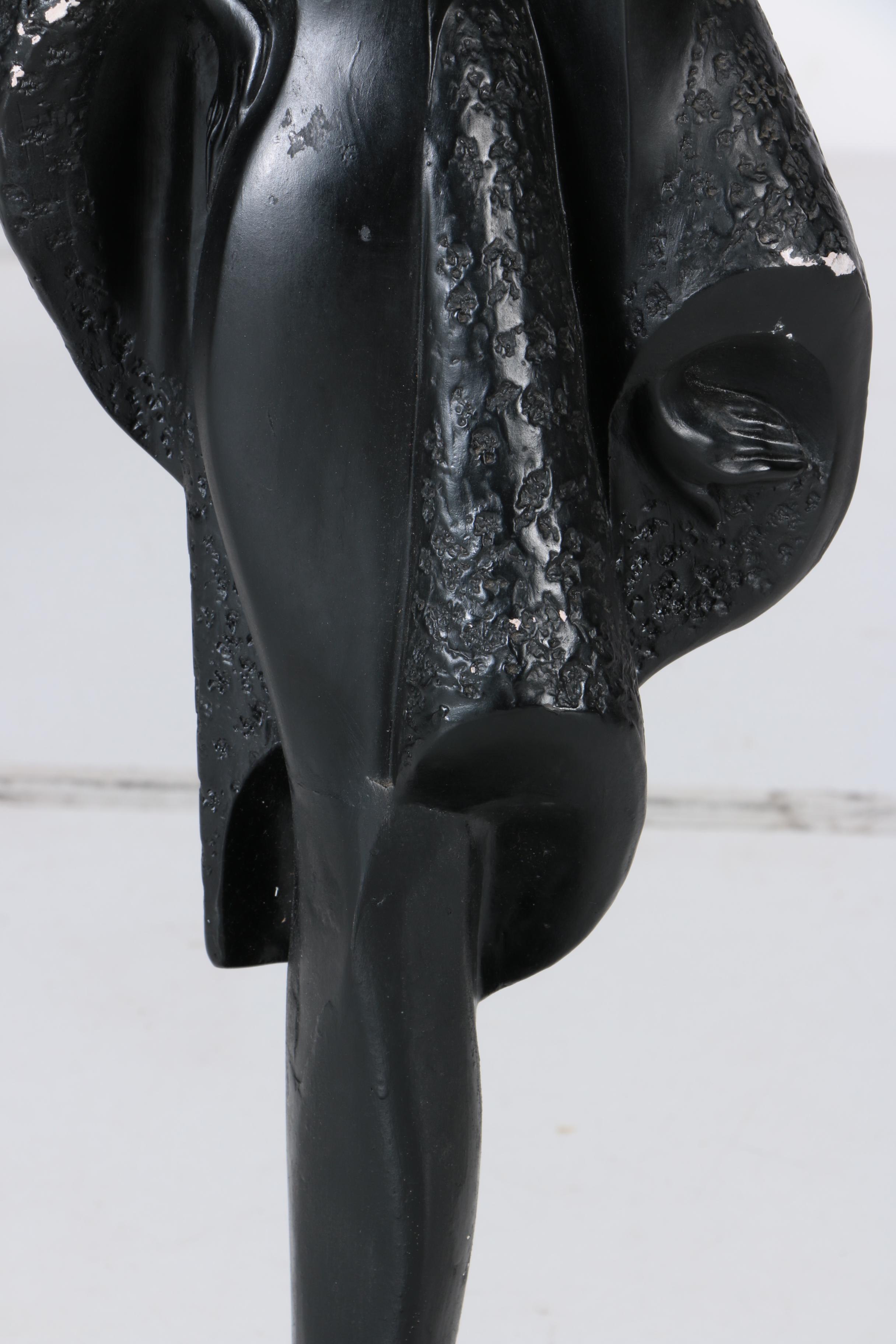 Pair of Neo Deco Man and Woman Ceramic Figurines