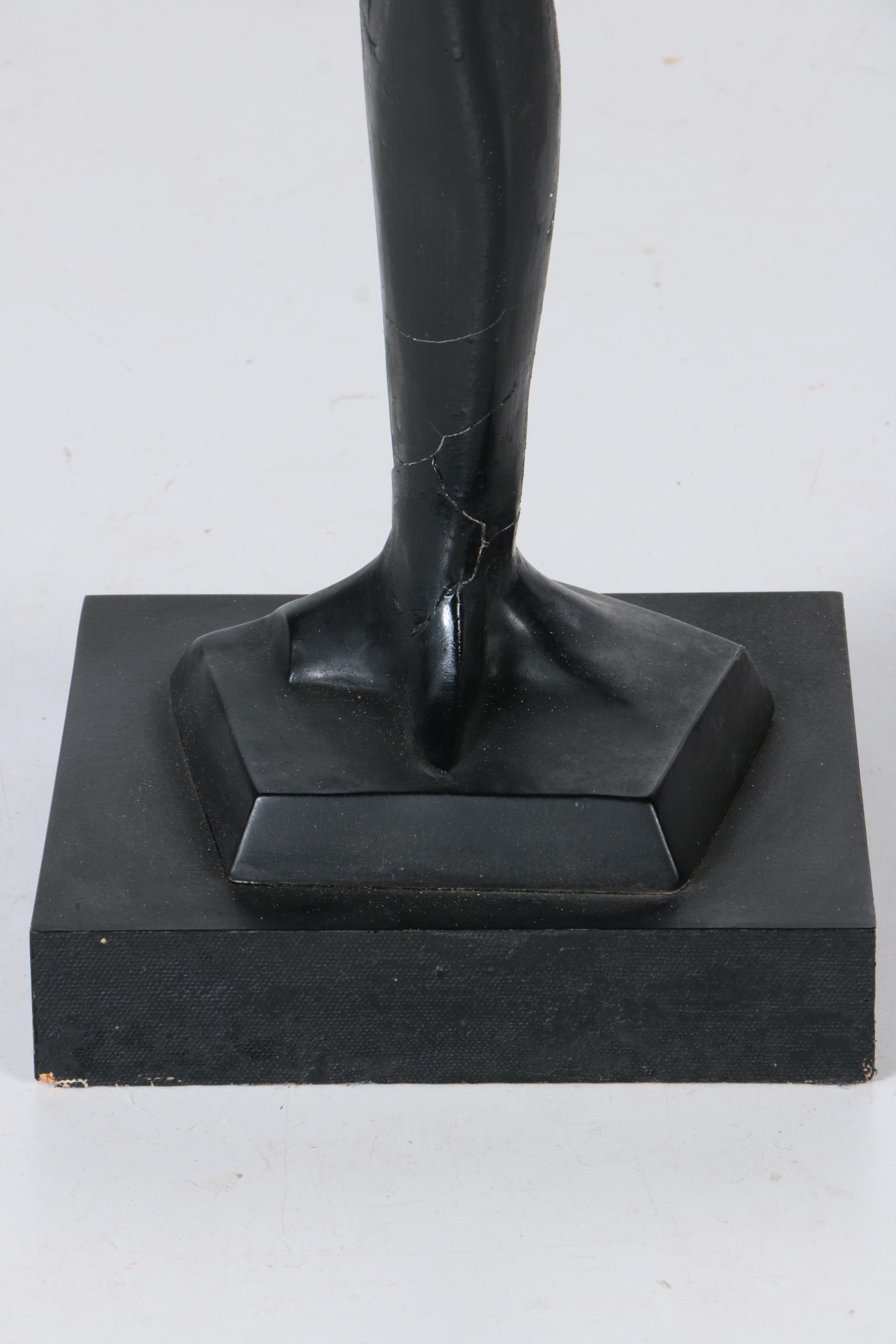 Pair of Neo Deco Man and Woman Ceramic Figurines