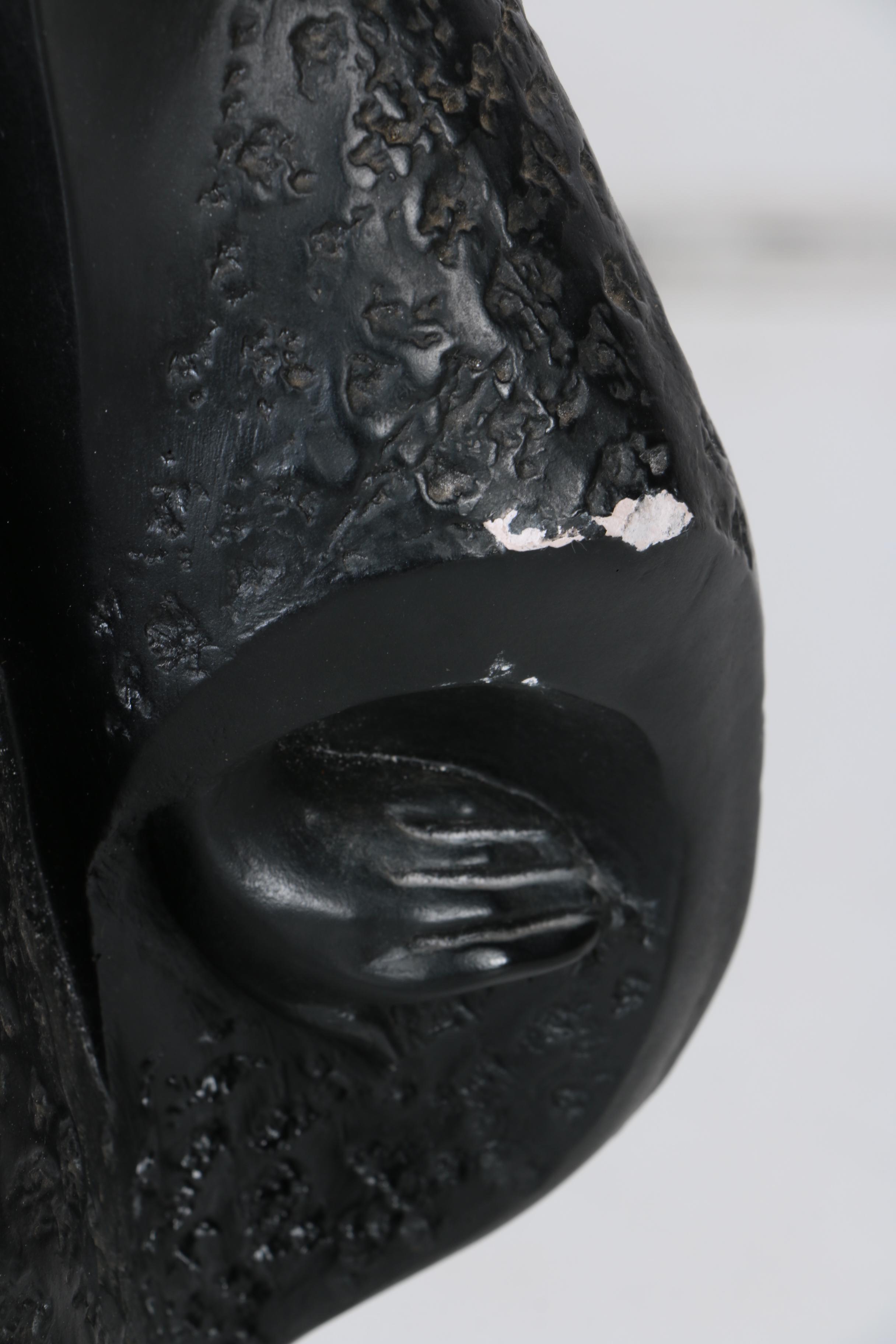 Pair of Neo Deco Man and Woman Ceramic Figurines