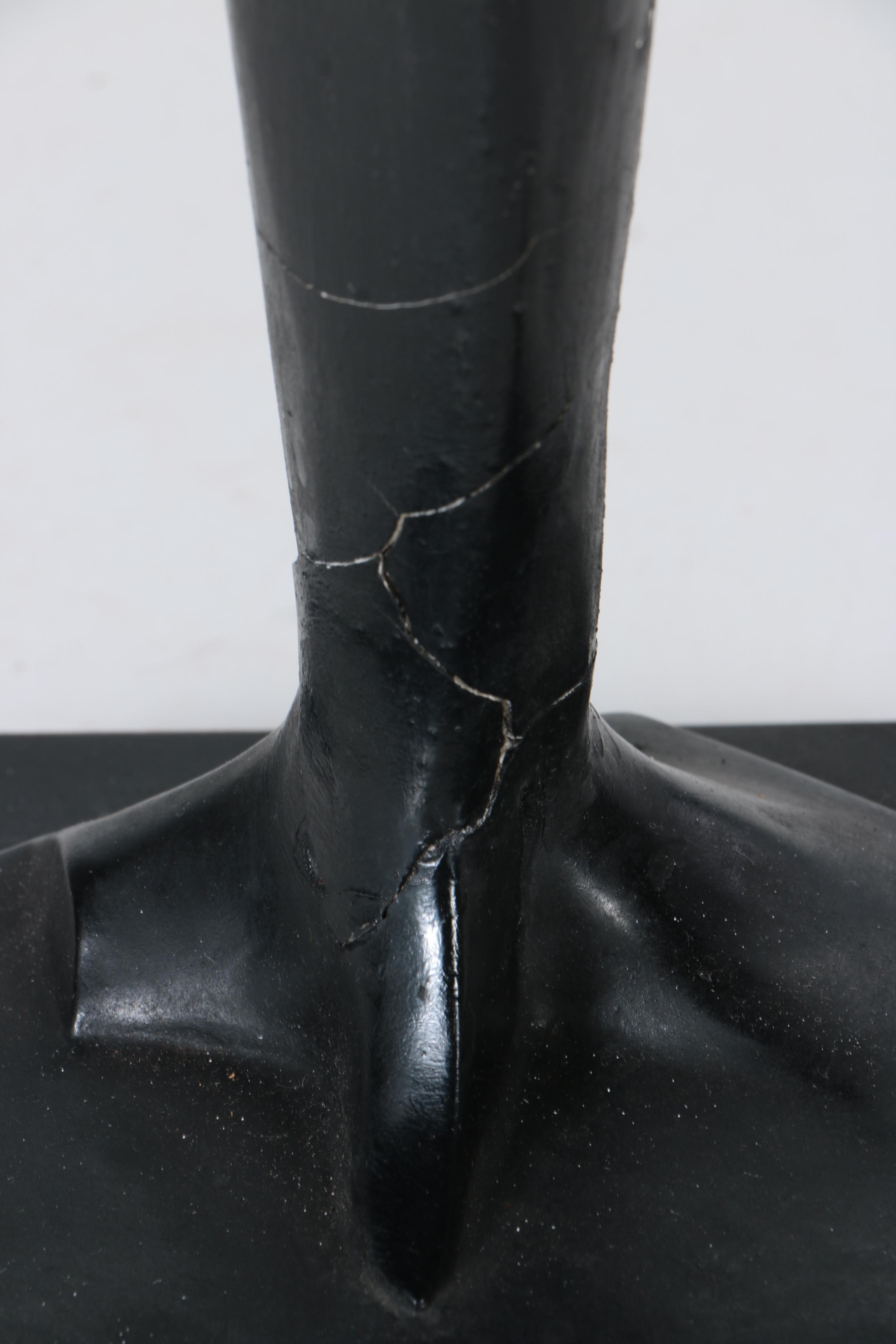 Pair of Neo Deco Man and Woman Ceramic Figurines