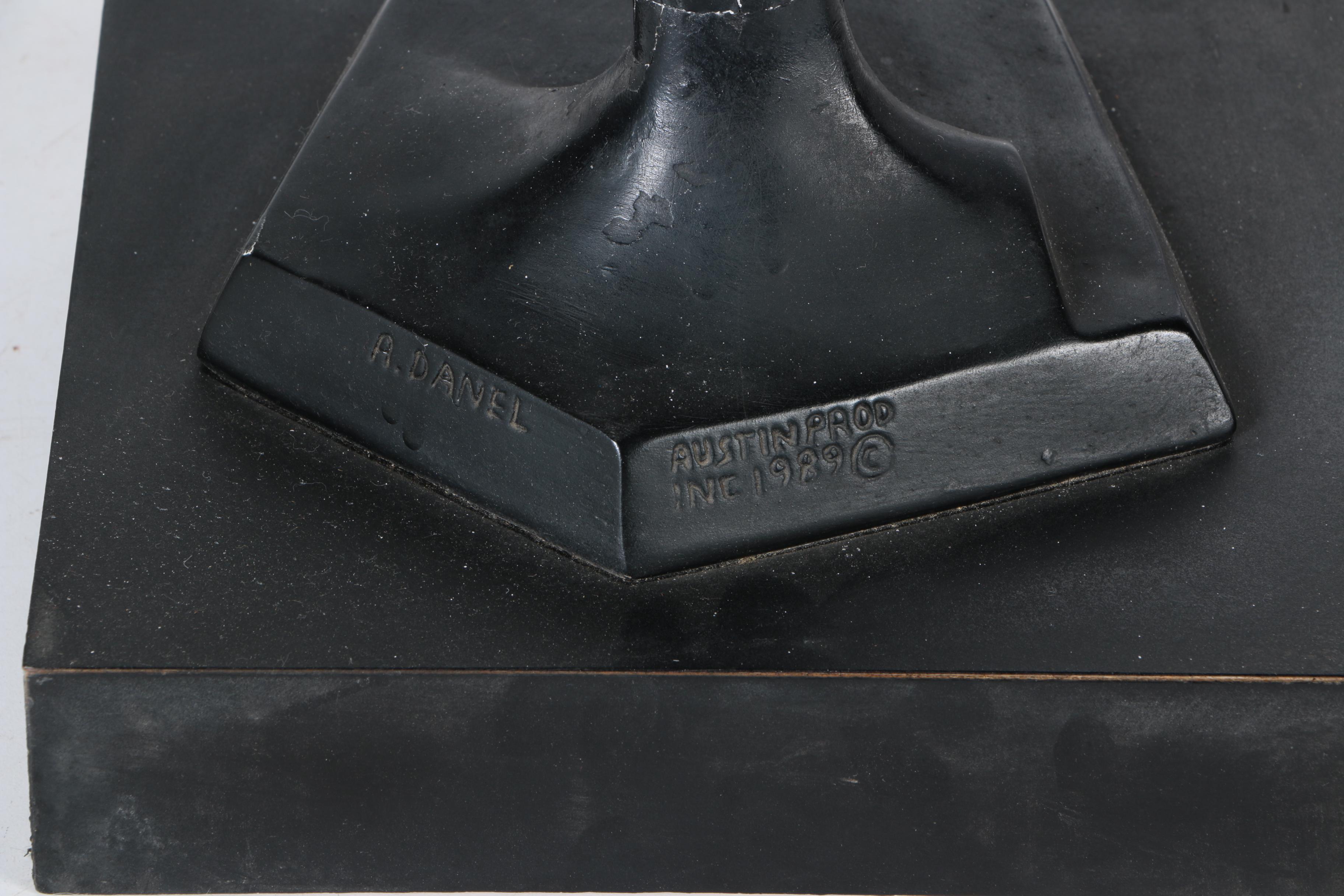 Pair of Neo Deco Man and Woman Ceramic Figurines