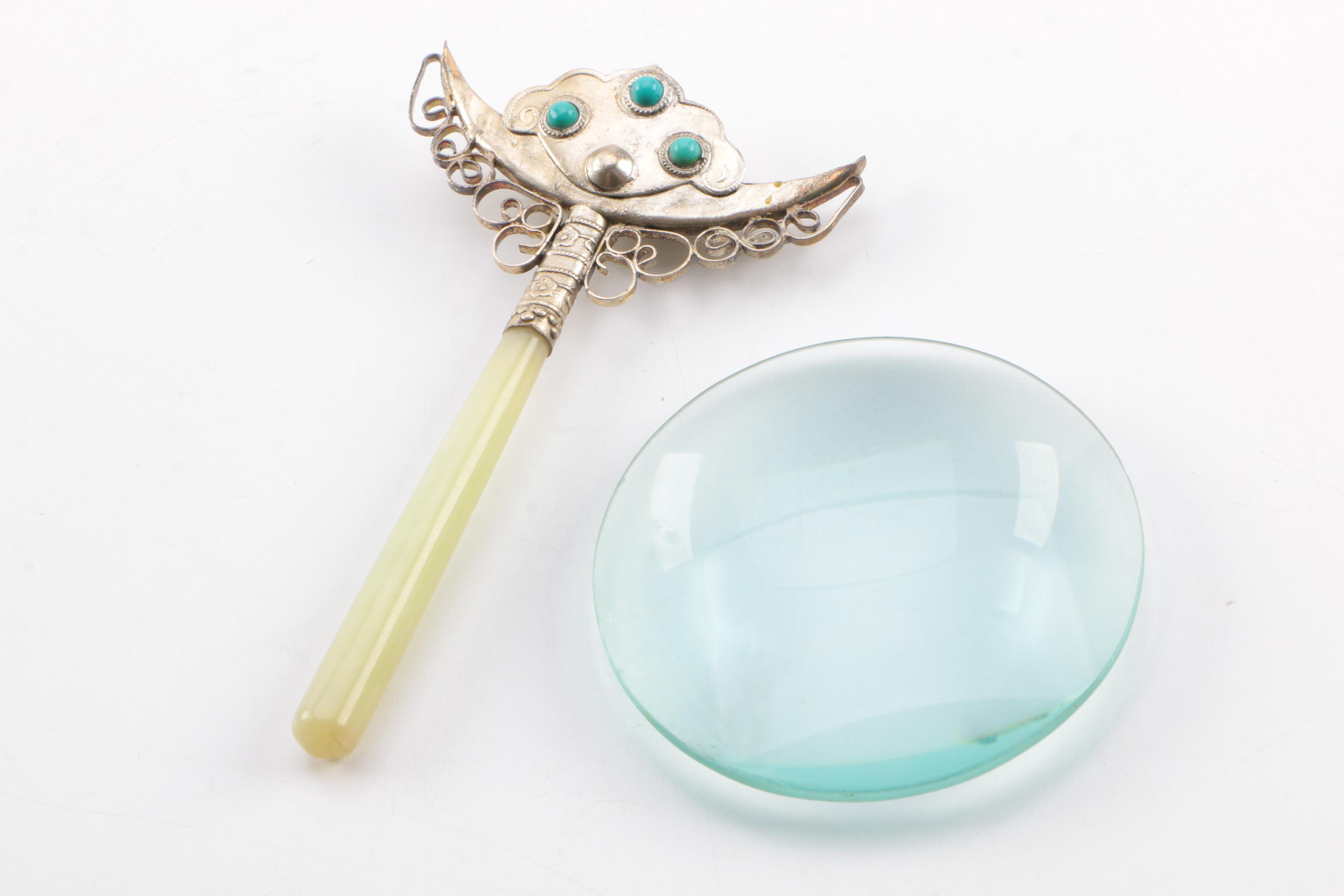 Vintage Decorative Magnifying Glass