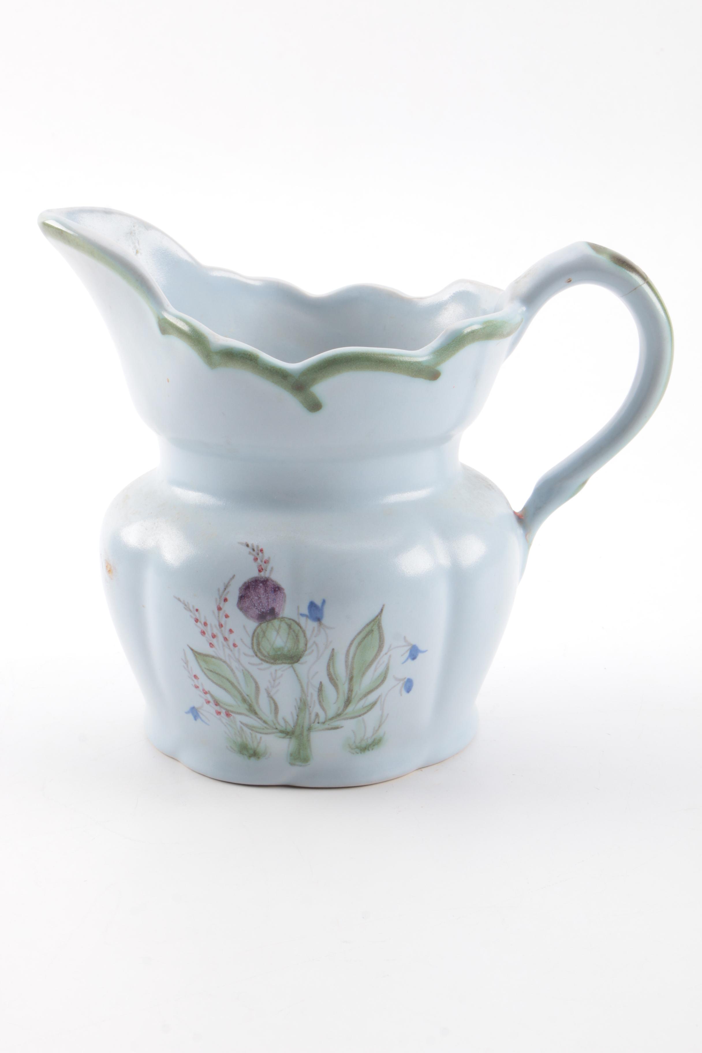 Buchan "Thistleware" Jug and Porcelain Coffee Pot