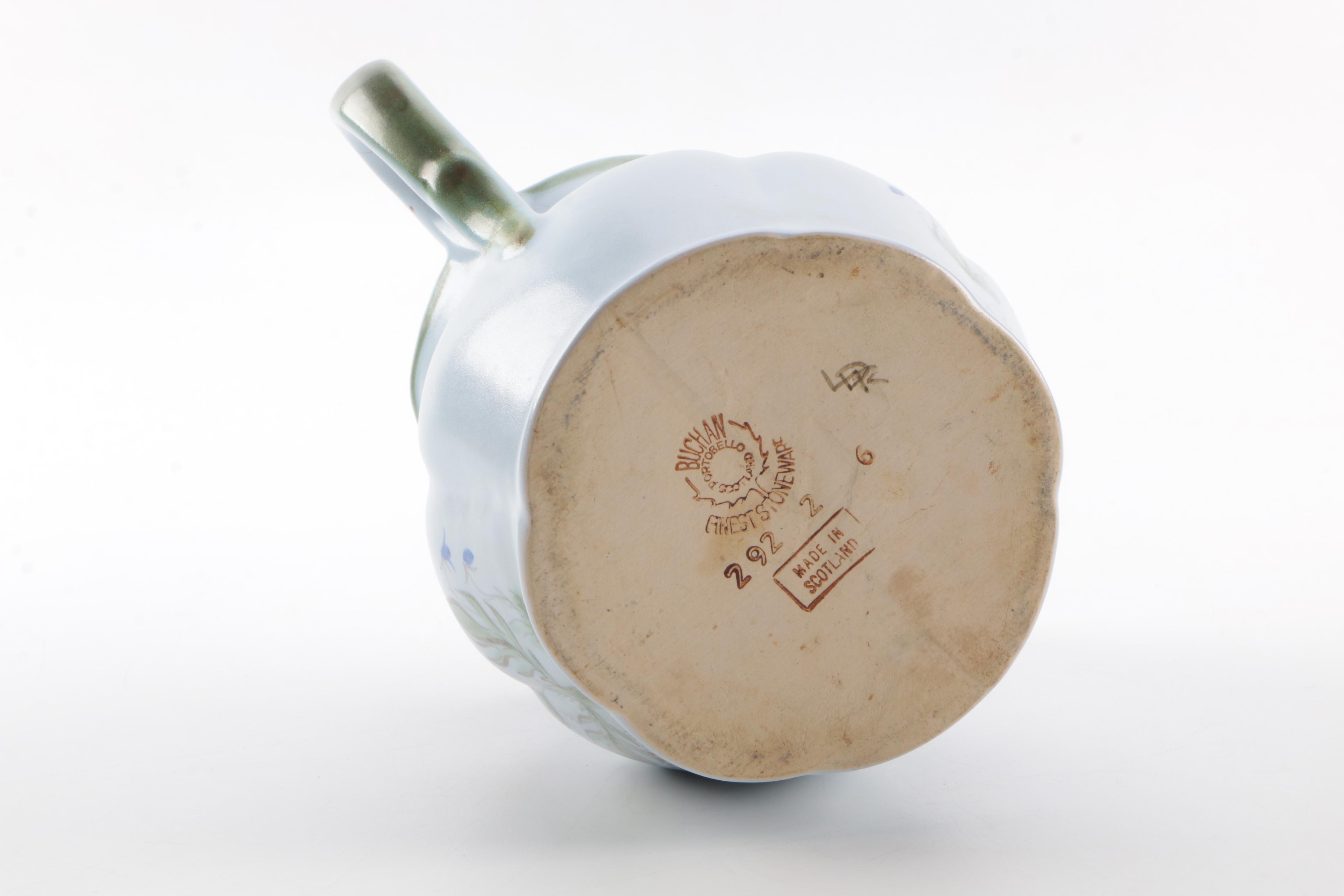 Buchan "Thistleware" Jug and Porcelain Coffee Pot