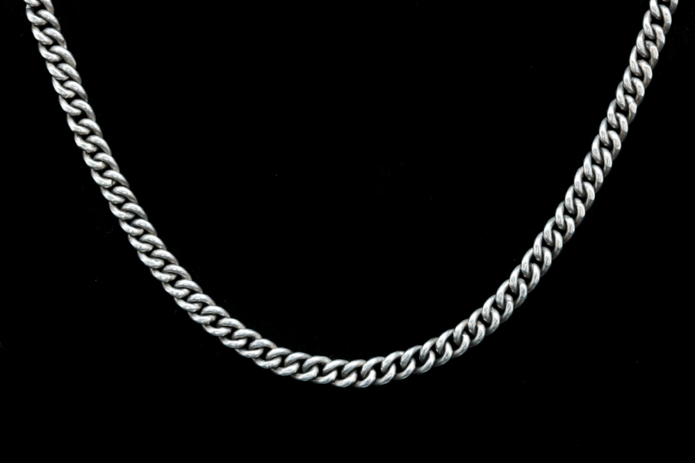 Sterling Silver Curb Chain Necklace