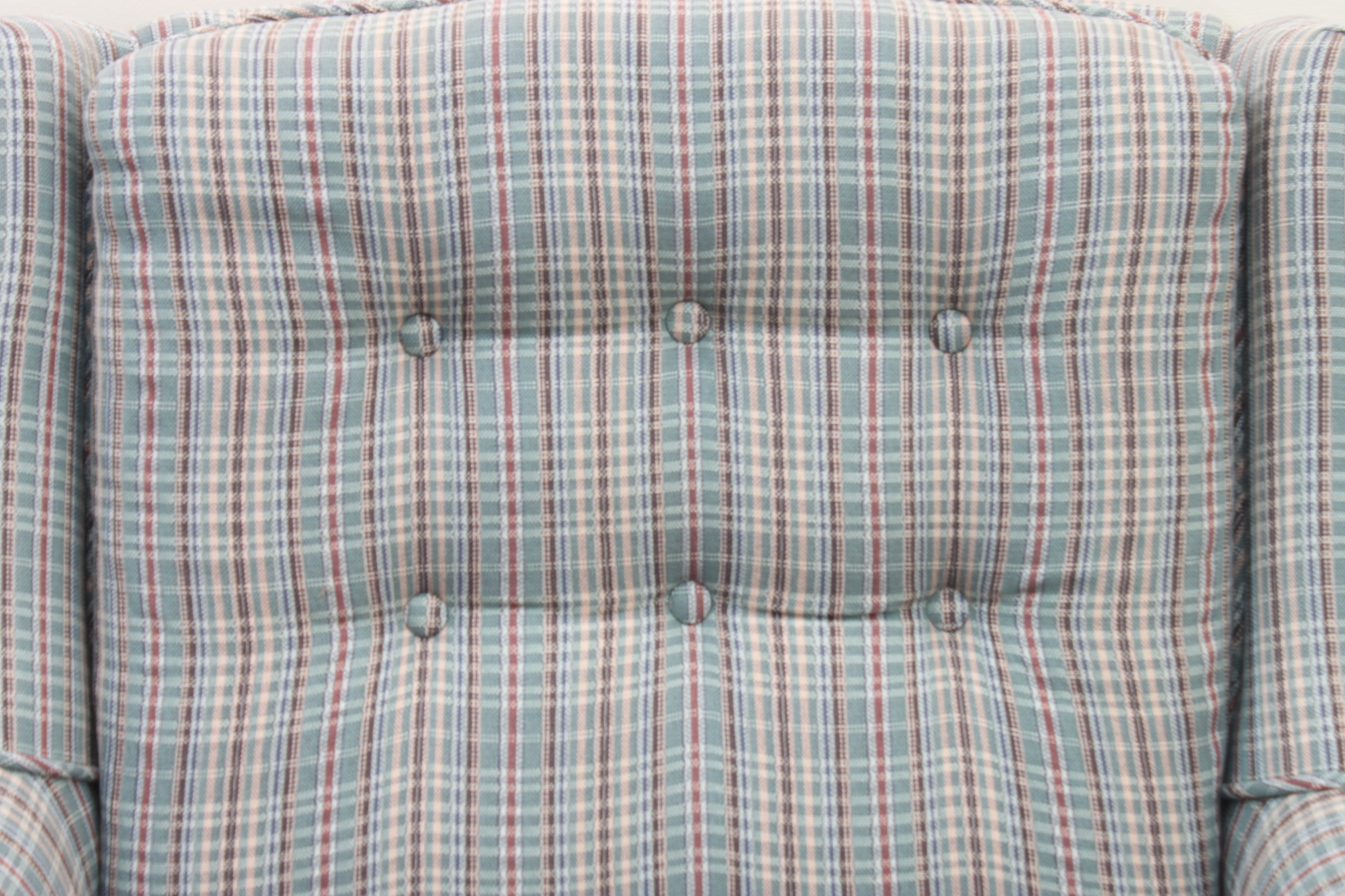 Vintage Jane Tillery Plaid Armchairs