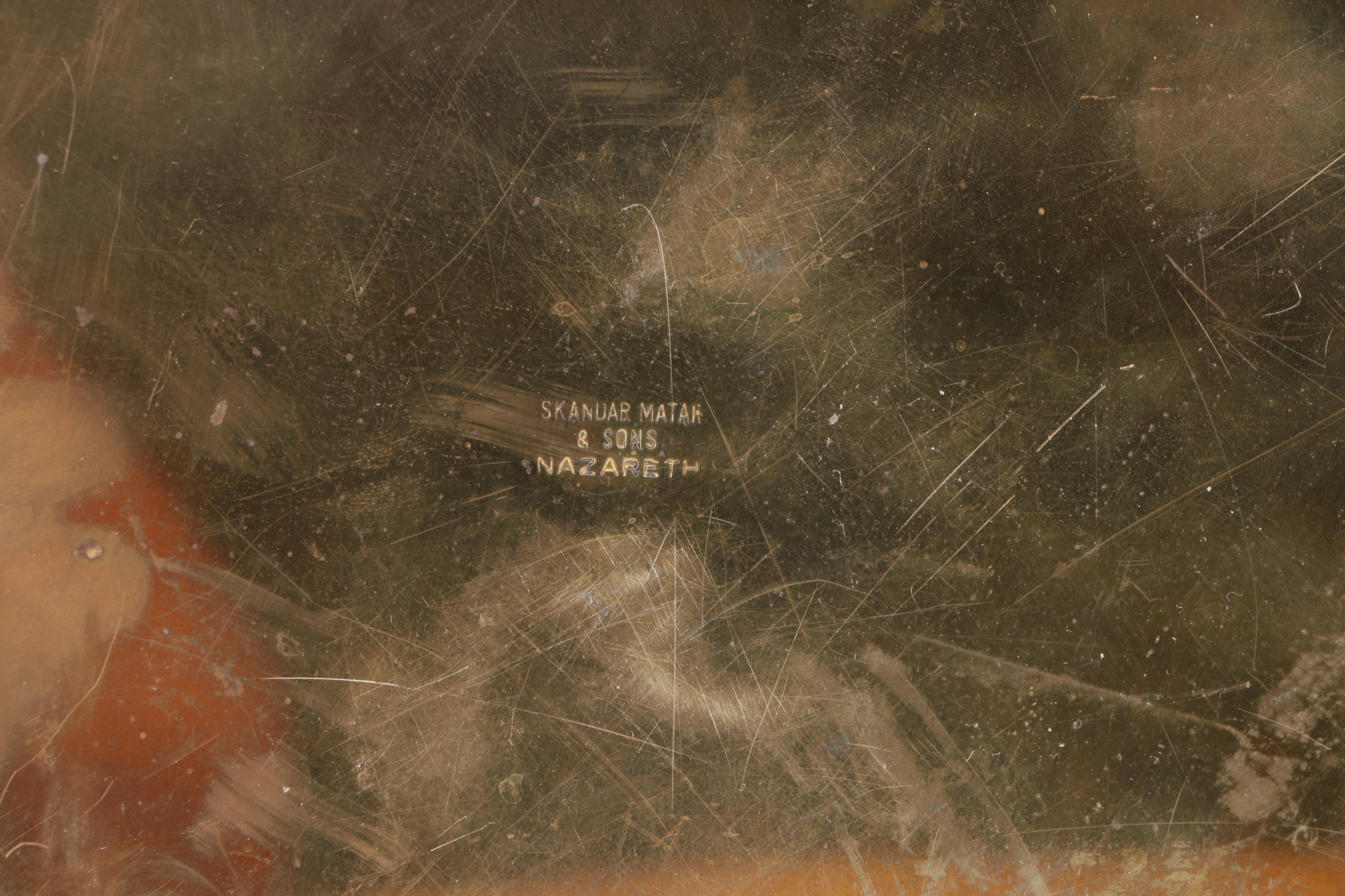 Iskandar Matar & Sons Nazareth Brass Coffee Set